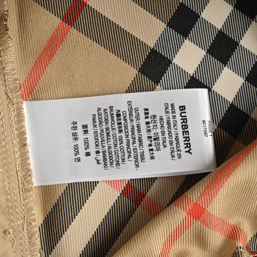 Burberry 24Fw Warhorse Embroidered Check Trousers