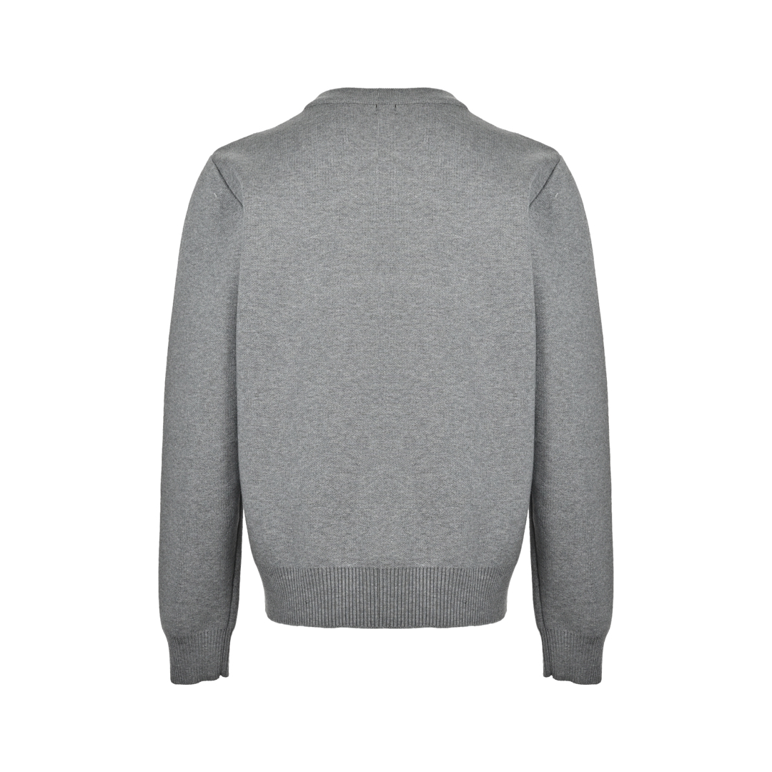Prada 24Fw jacquard logo crew neck sweater