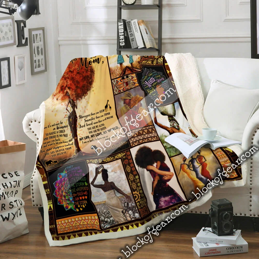My Mom My Queen Sofa Throw Blanket