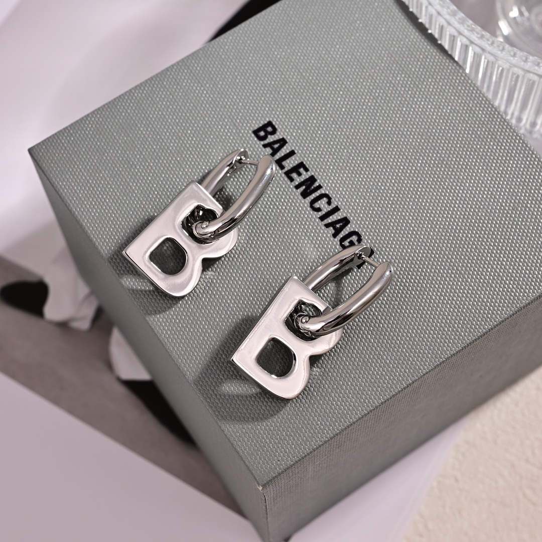 Balenciaga BB earrings