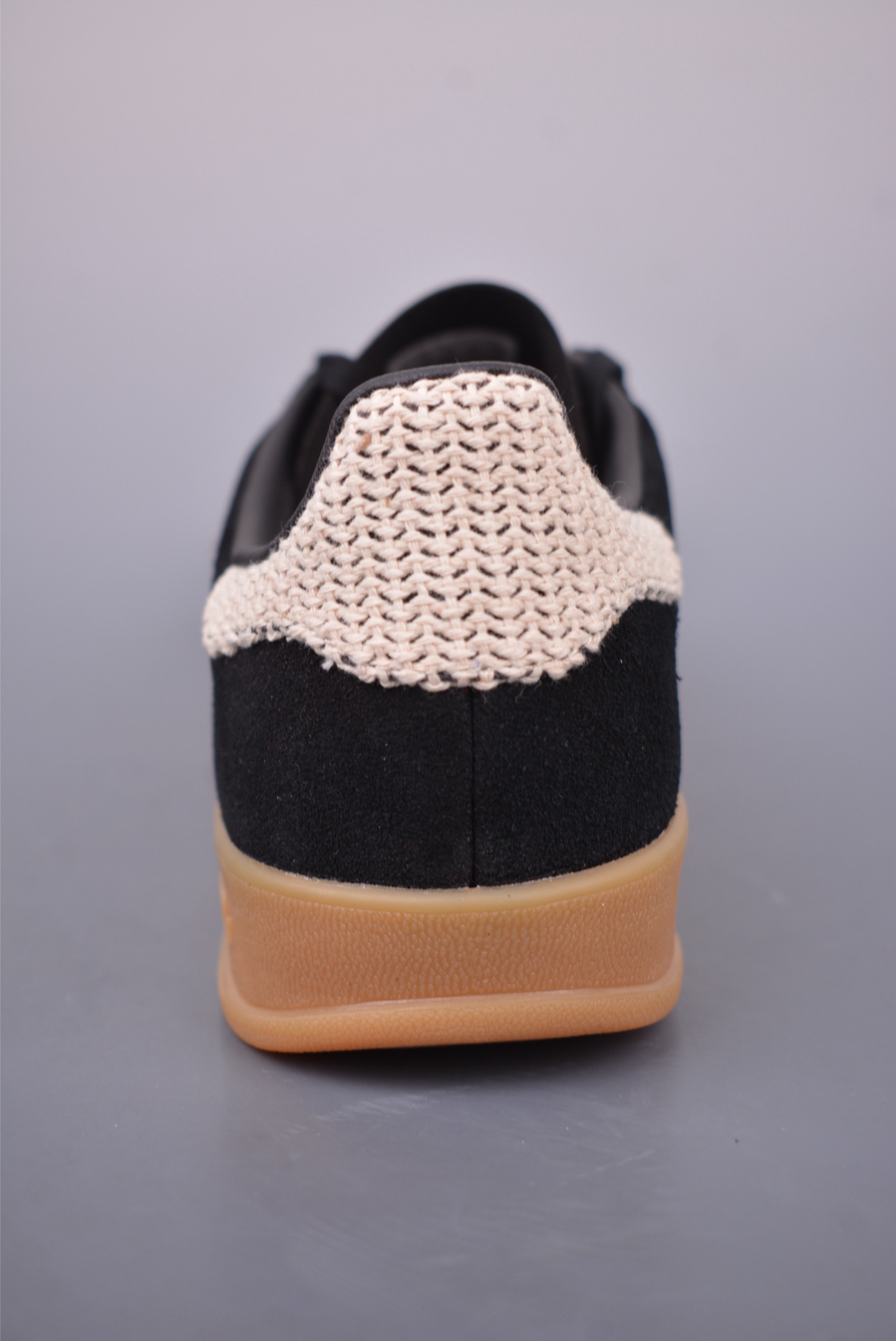Adidas Gazelle Indoor Trainers Sneakers Black, Beige and White Weave JI2755