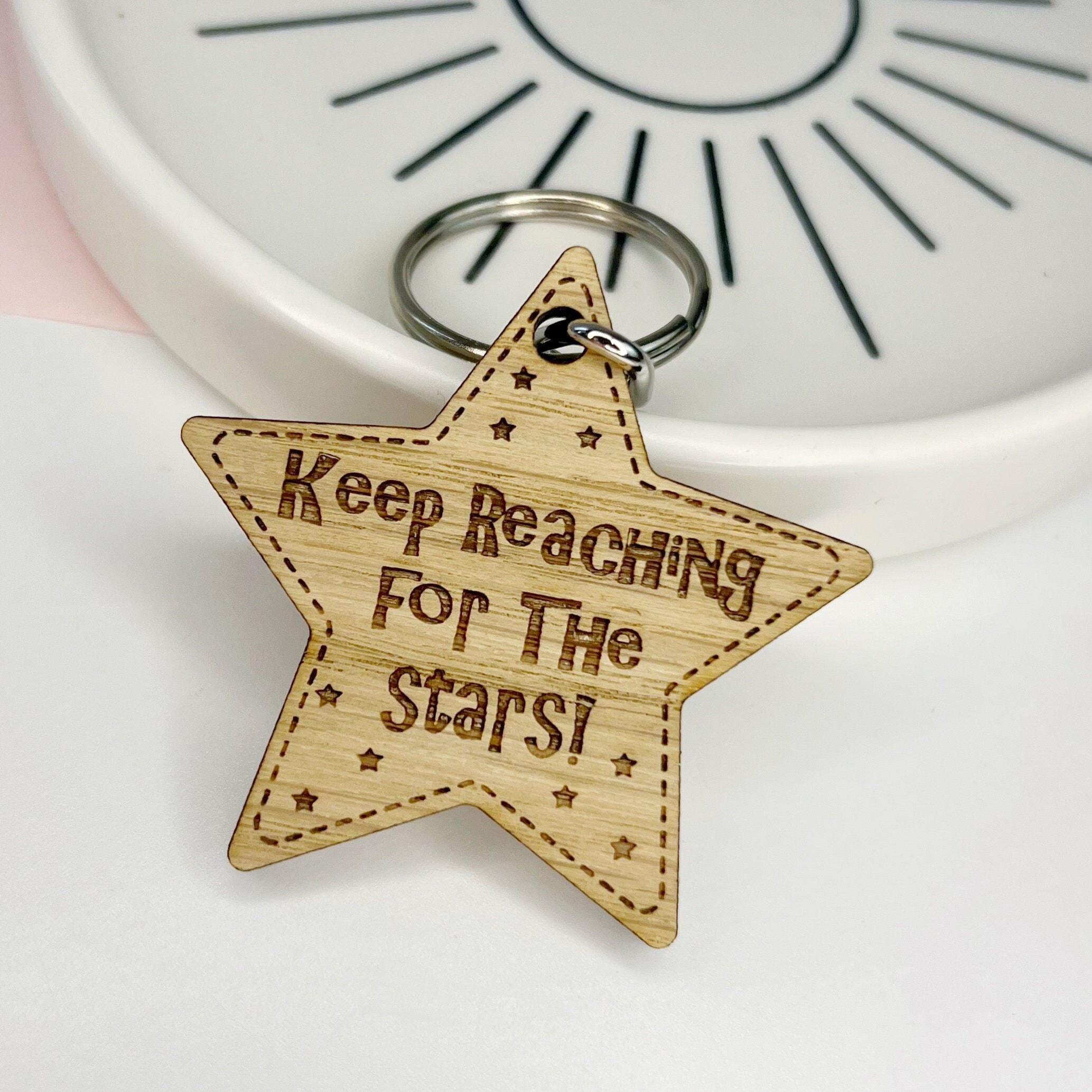 Wooden star keyrings | Whole class gifts from teachers