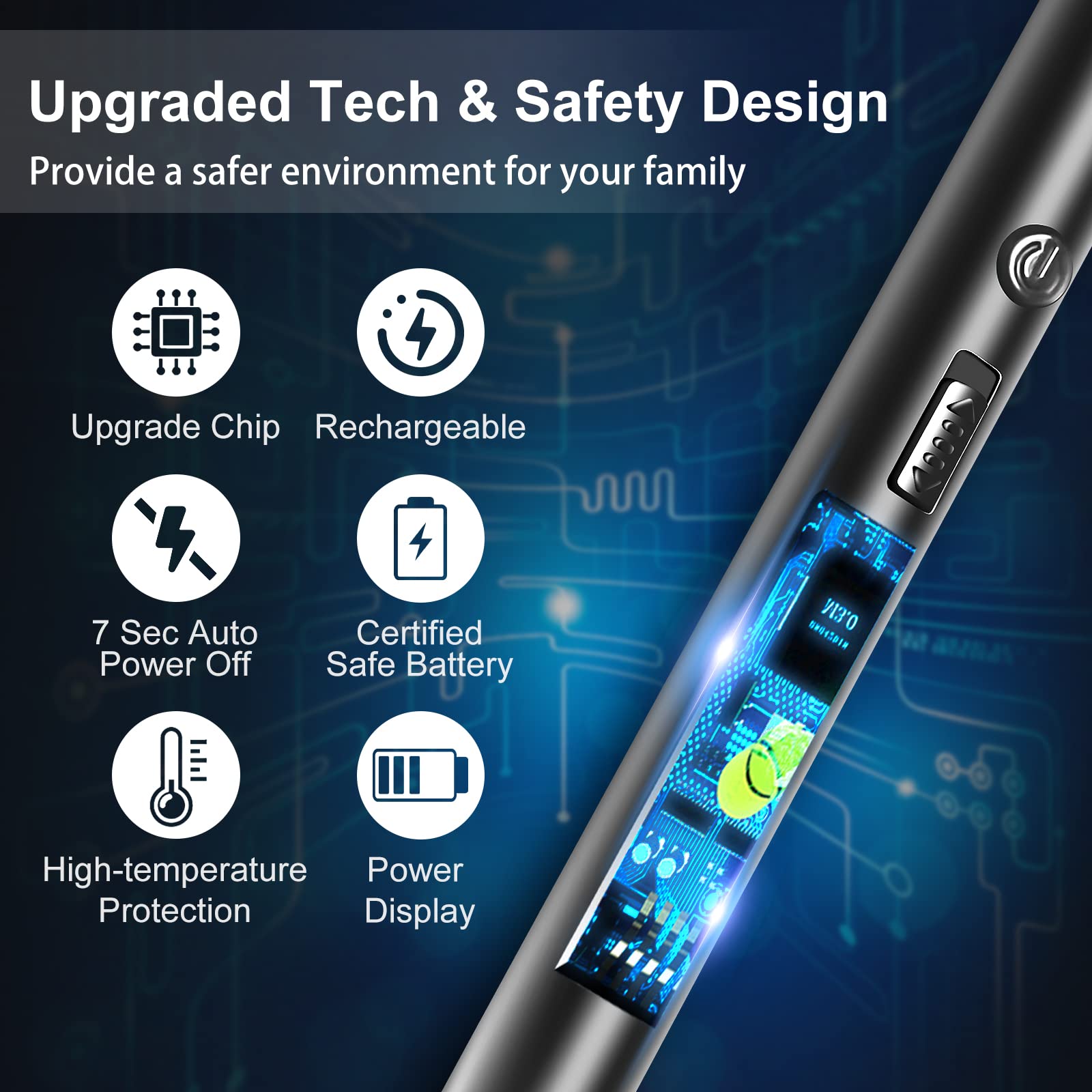 ❤️Mother's Day Sale 60% OFF❤️360° Rechargeable Electronic Lighter – Safe, Portable, and Eco-Friendly for Candles, Gas Stoves, and More!