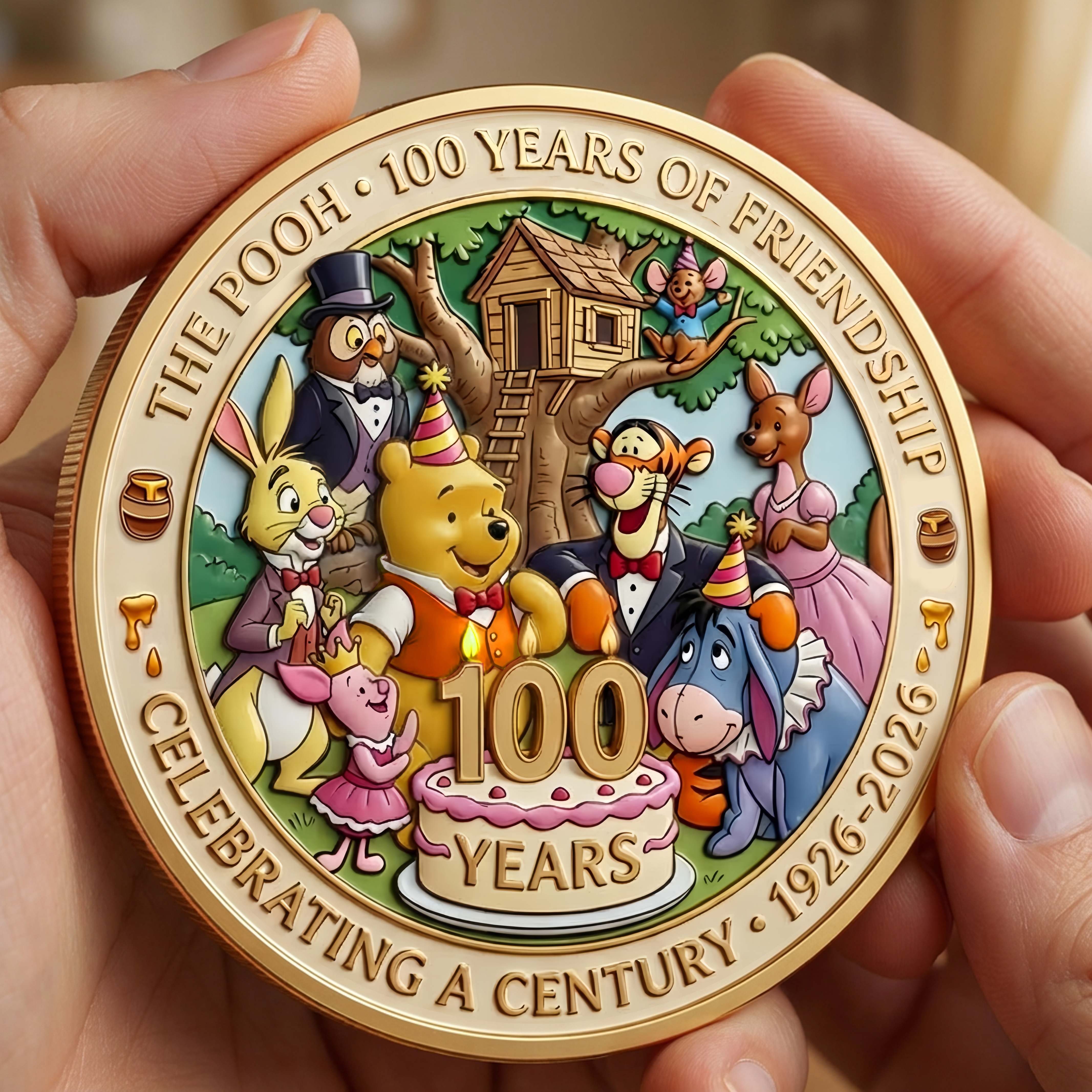 Winnie the Pooh 100th Anniversary Commemorative Coin