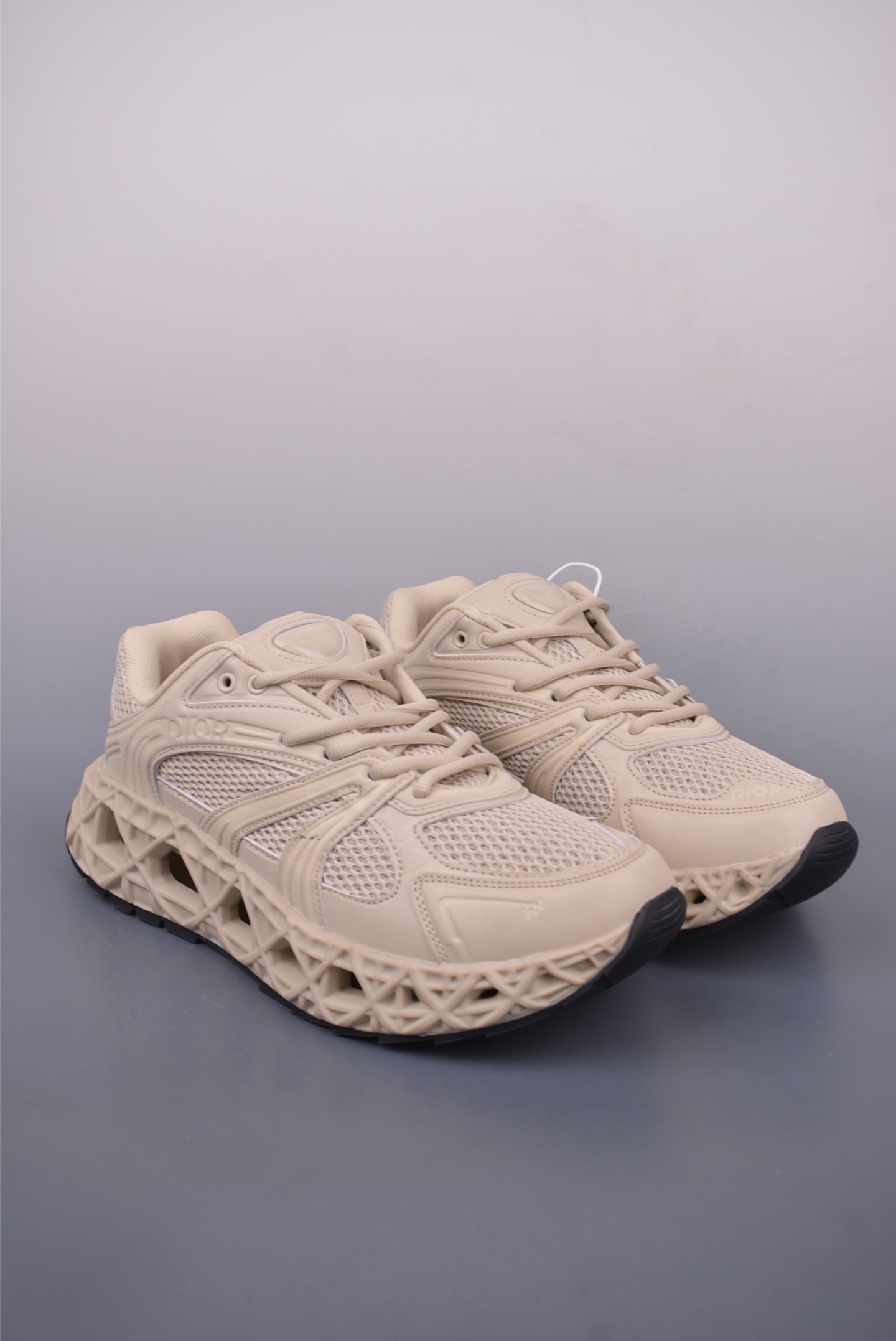 DIOR B35 round toe lace-up sneakers 3SN308JZK2722