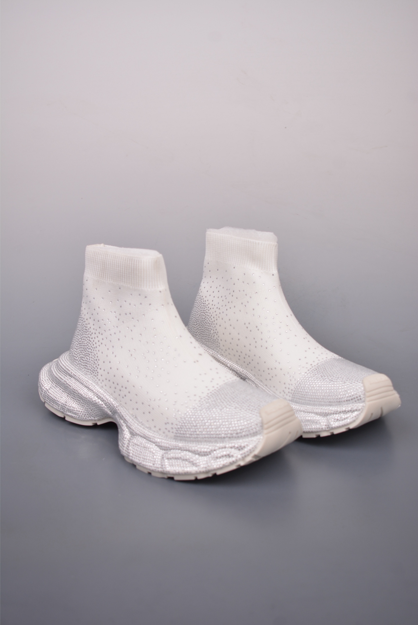 BALENCIAGA 3XL Knit Mid Sneakers 3+ 
