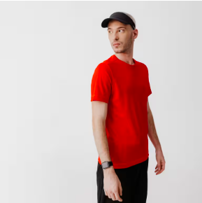 Dry Men's Running Breathable T-shirt - Red