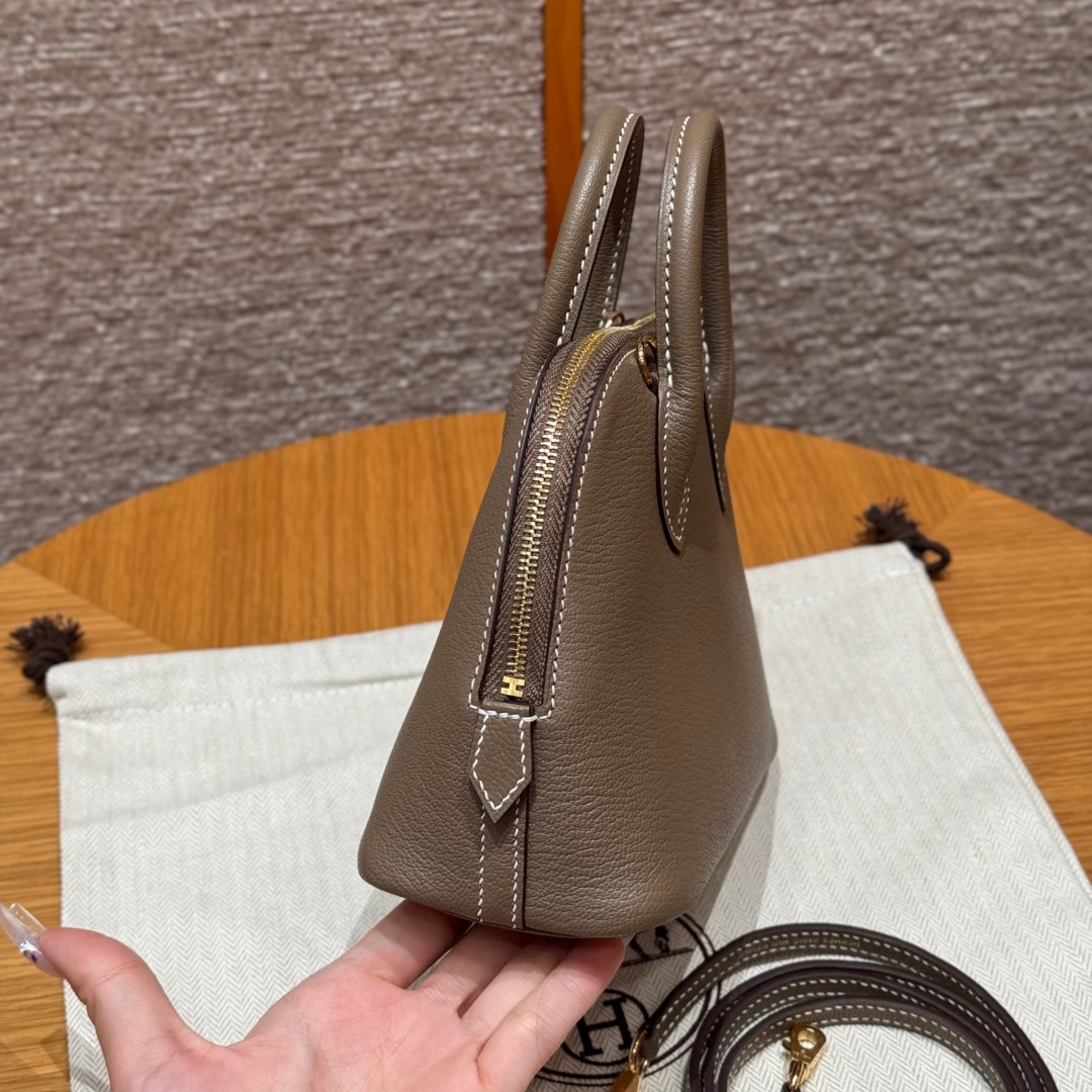 Hermès Mini Bolide 18Etoupe Handbag (Handmade to Order)