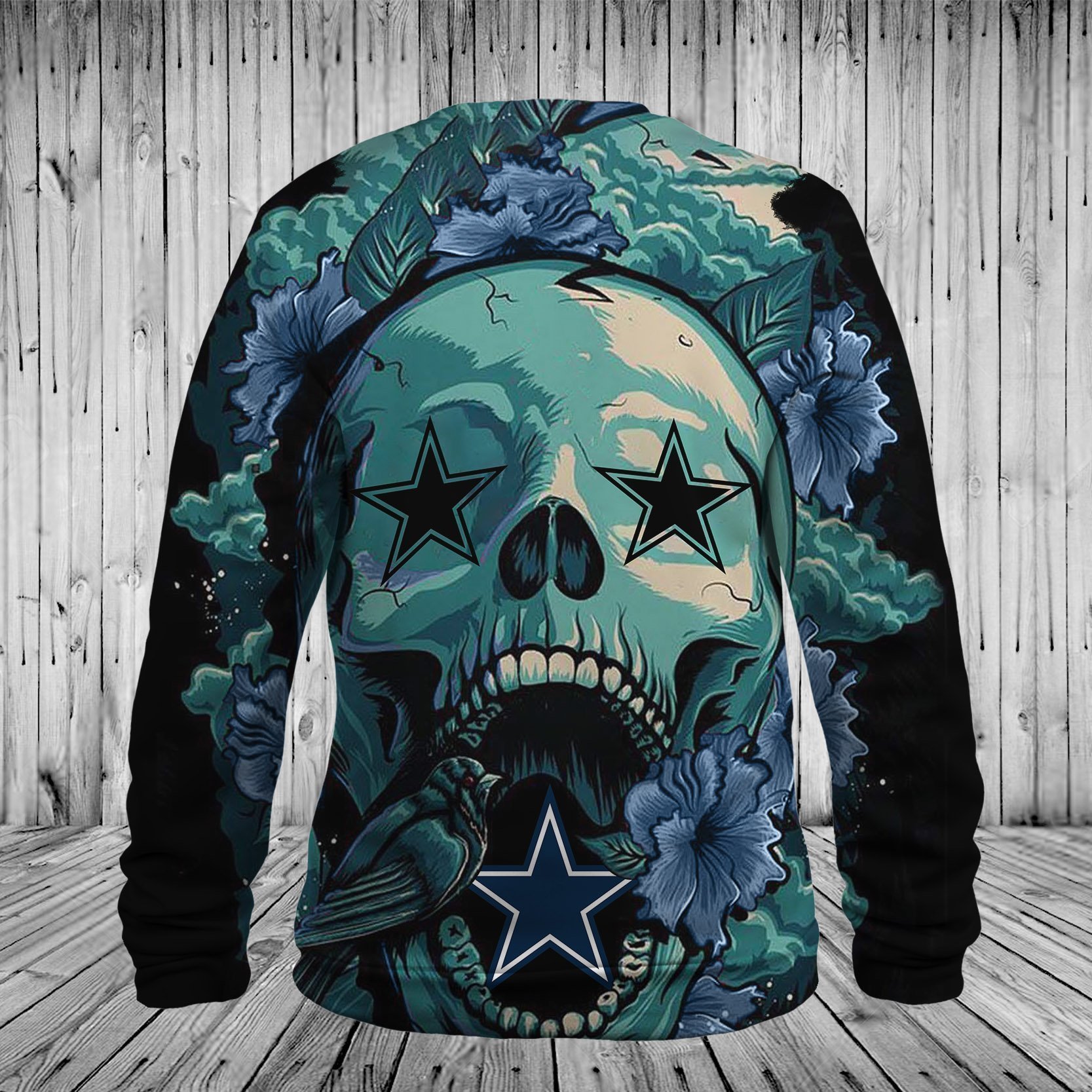 COWBOYS HOODIE 3D FLOWER 20