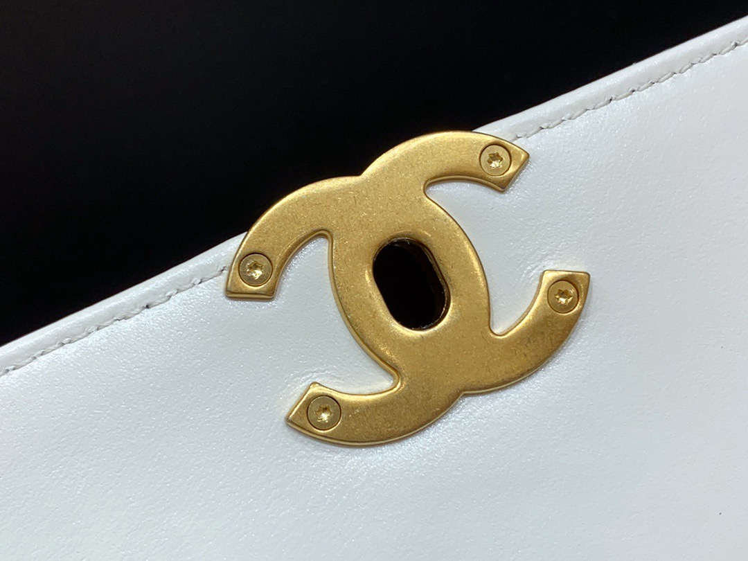 Chanel 2021 Early Fall Haute Couture Collection Double Gold Bead Chain Bag AP2649