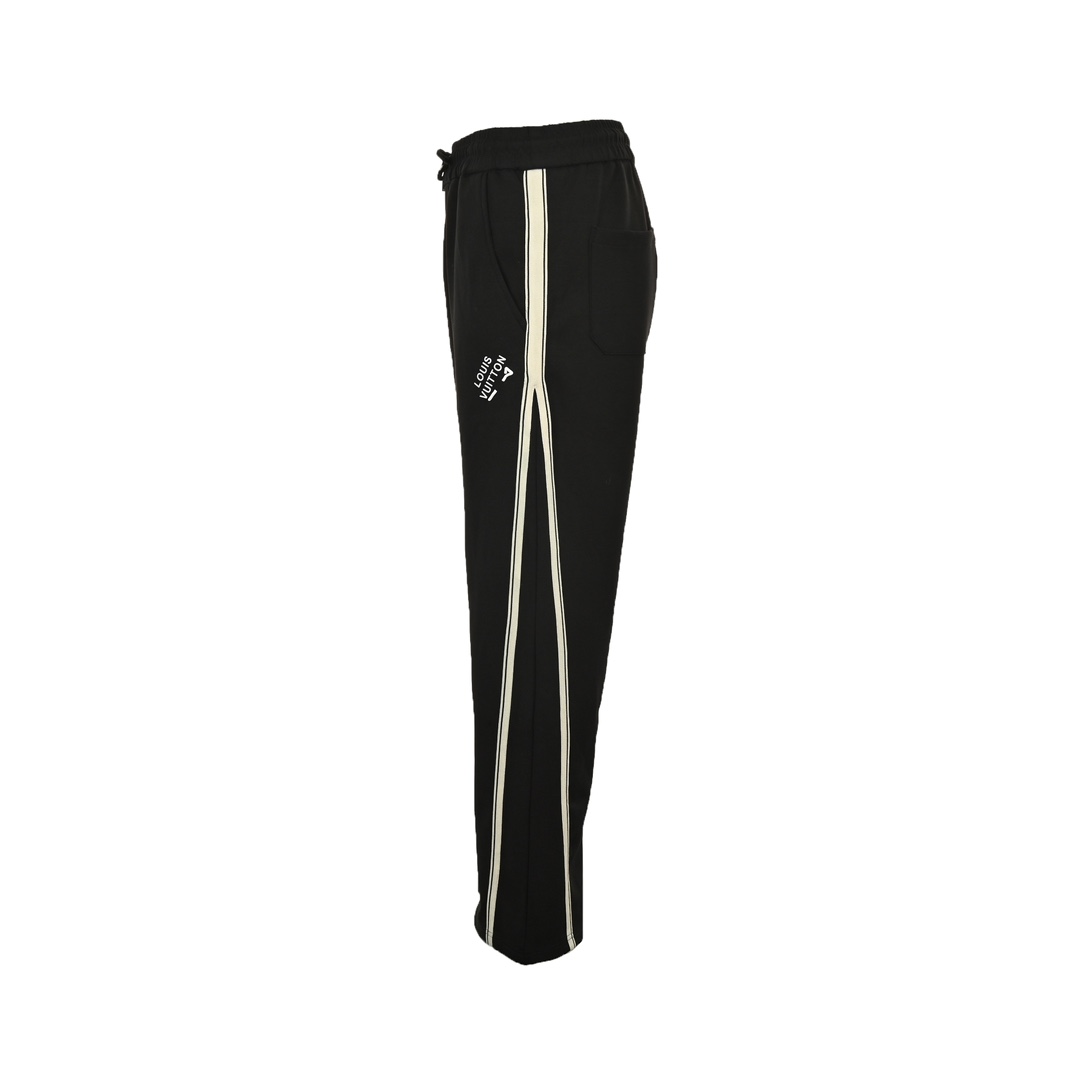 Louis Vuitton 24Fw wide-leg trousers with pin-stitched straps