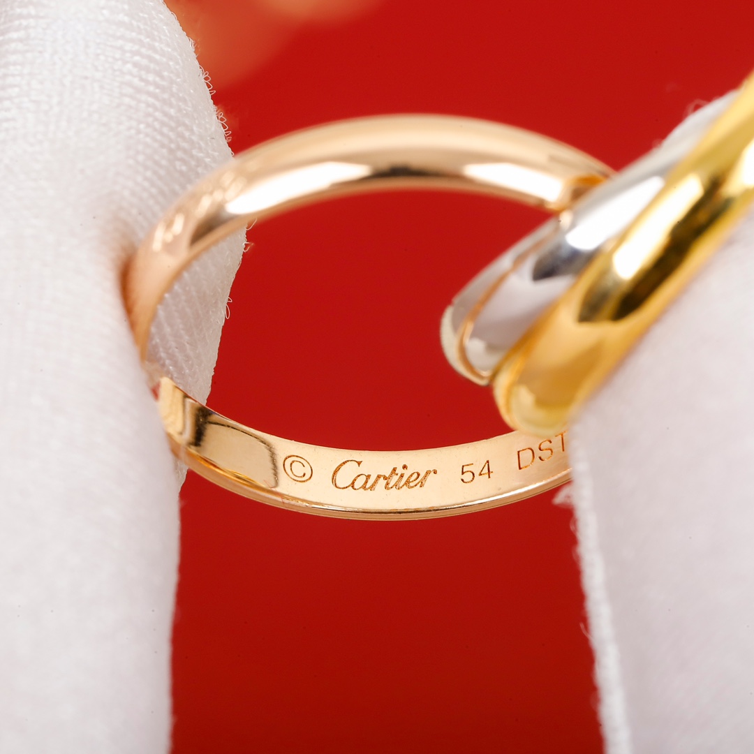 Cartier 3-ring ring