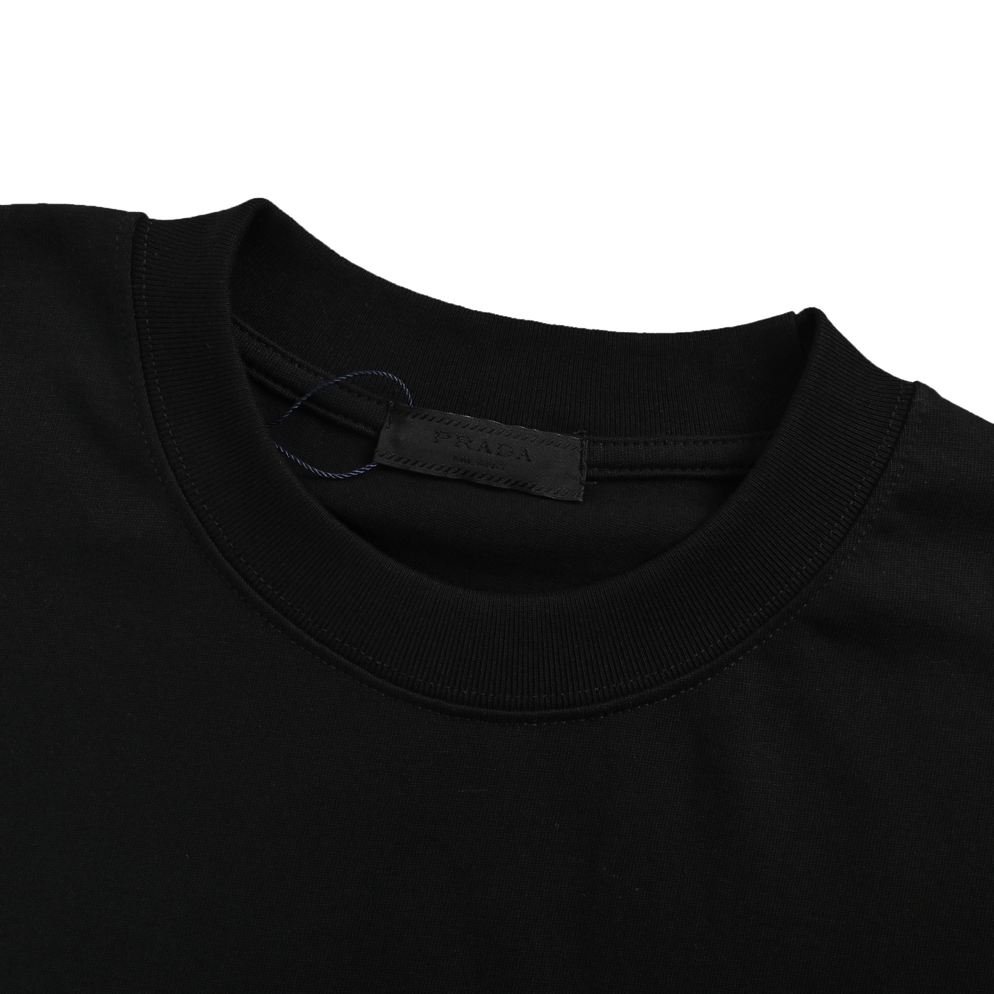 Prada 25ss overlapping logo embroidered short sleeves