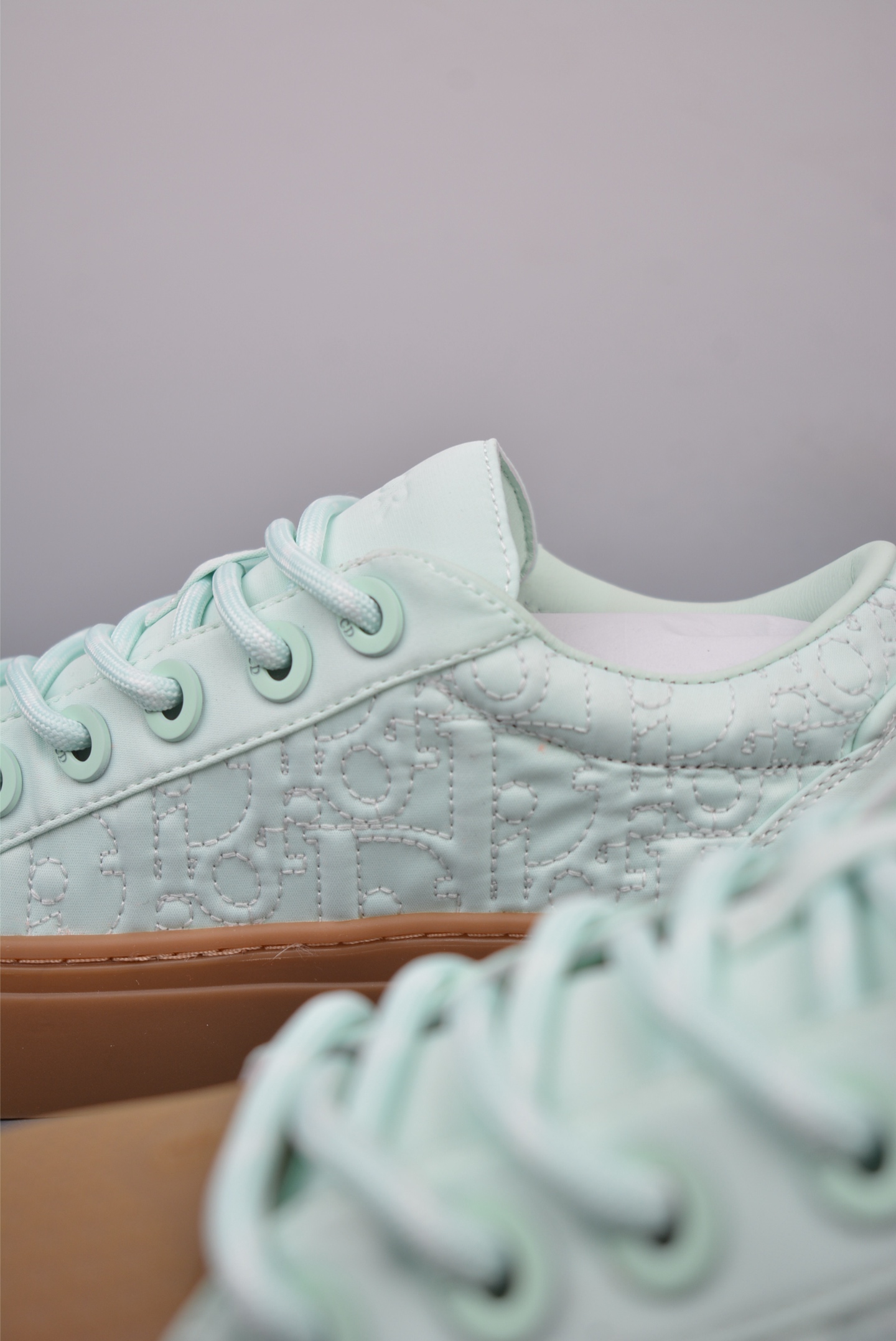 Stone Island x Dior B33 Low Top Sneakers Light Green 3SN303ZEY2936
