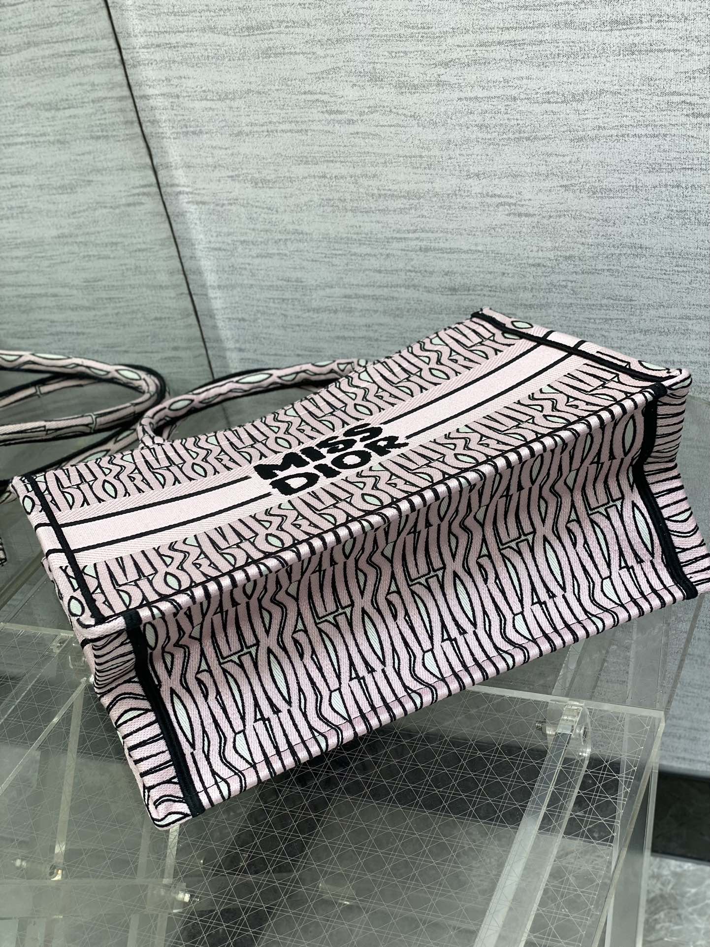 Dior Miss Embroidered Tote Shopping Bag