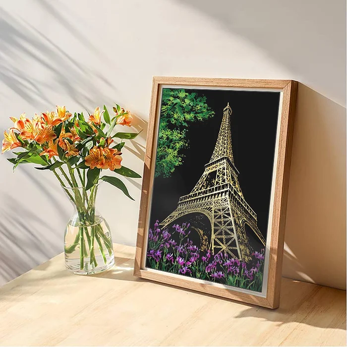 (🔥Last Day Promotion-SAVE 50% OFF) DIY Scratchboard Painting Kit-BUY 3 FREE SHIPPING