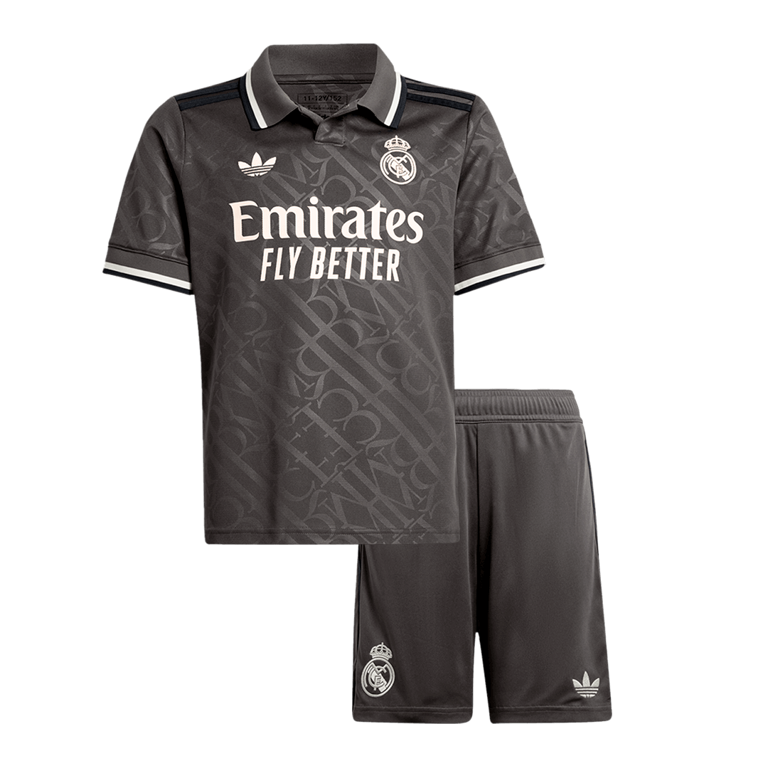 Real Madrid third away kids football shirt (shirt+shorts) 2024/25
