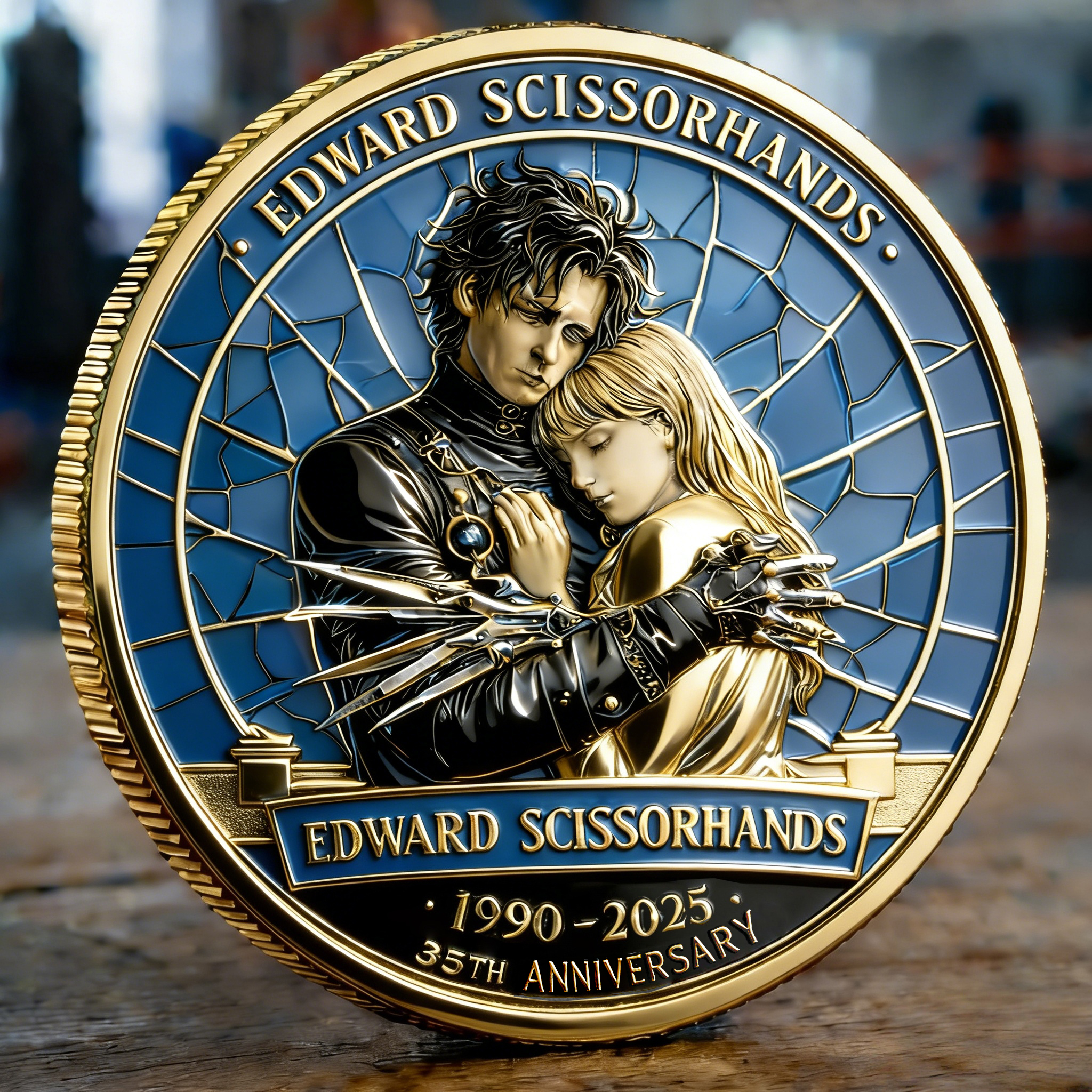 ✂️ Edward Scissorhands 35th Anniversary Commemorative Coin