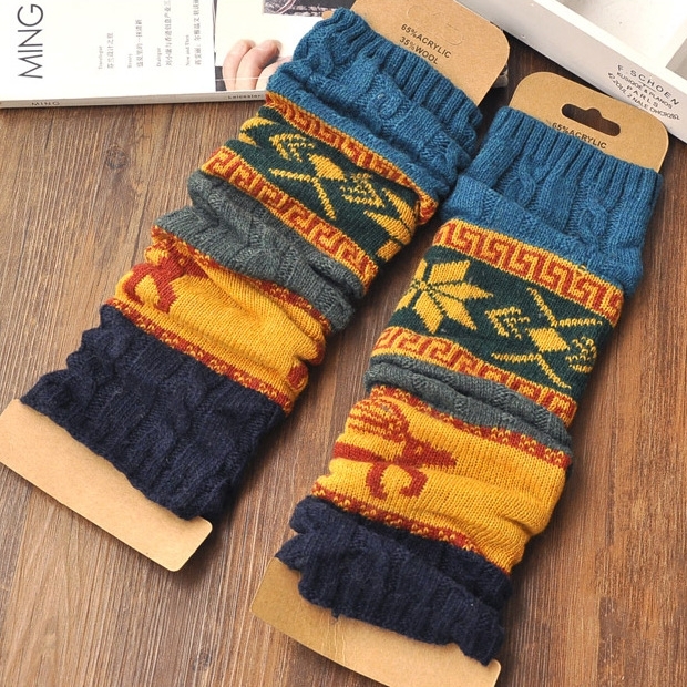 🎄CHRISTMAS ON SALE🎄Bohemian Knit Wool Leg Warmers