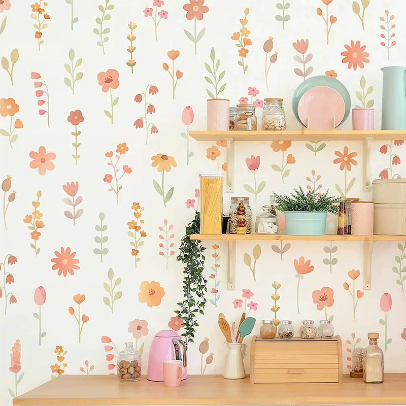 🌺🌺Bohemian Daisy Floral Wall Sticker