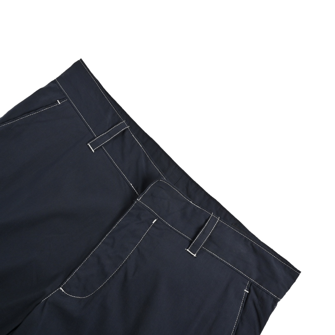 Prada 23ss topstitched trousers