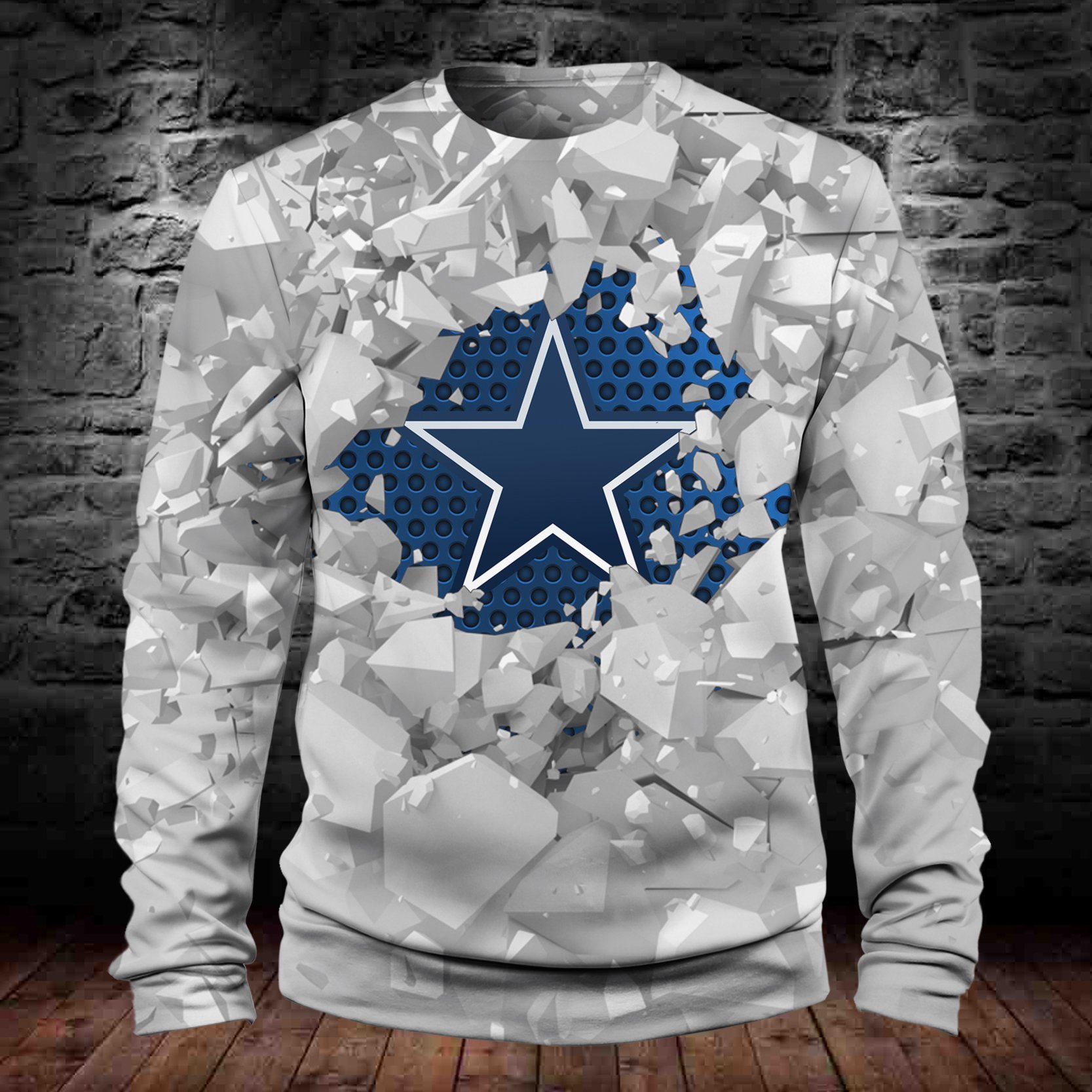 COWBOYS HOODIE 3D ICE18
