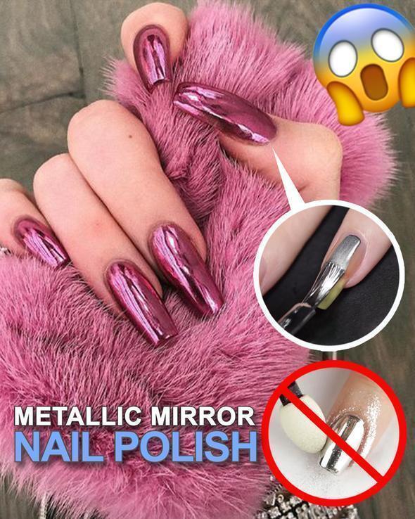 2025 Glamorous Chrome Metallic Mirror Nail Polish