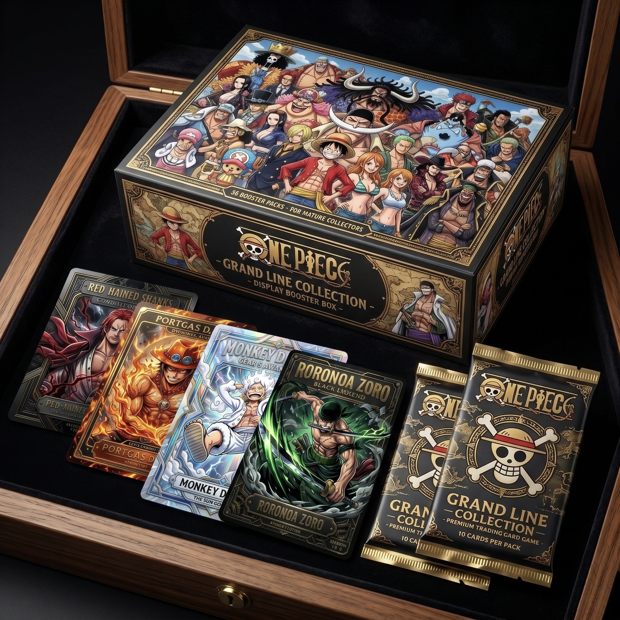 🏴‍️ One Piece Grand Line Collection: Premium Trading Card Set – Nakama Legacy 🌊