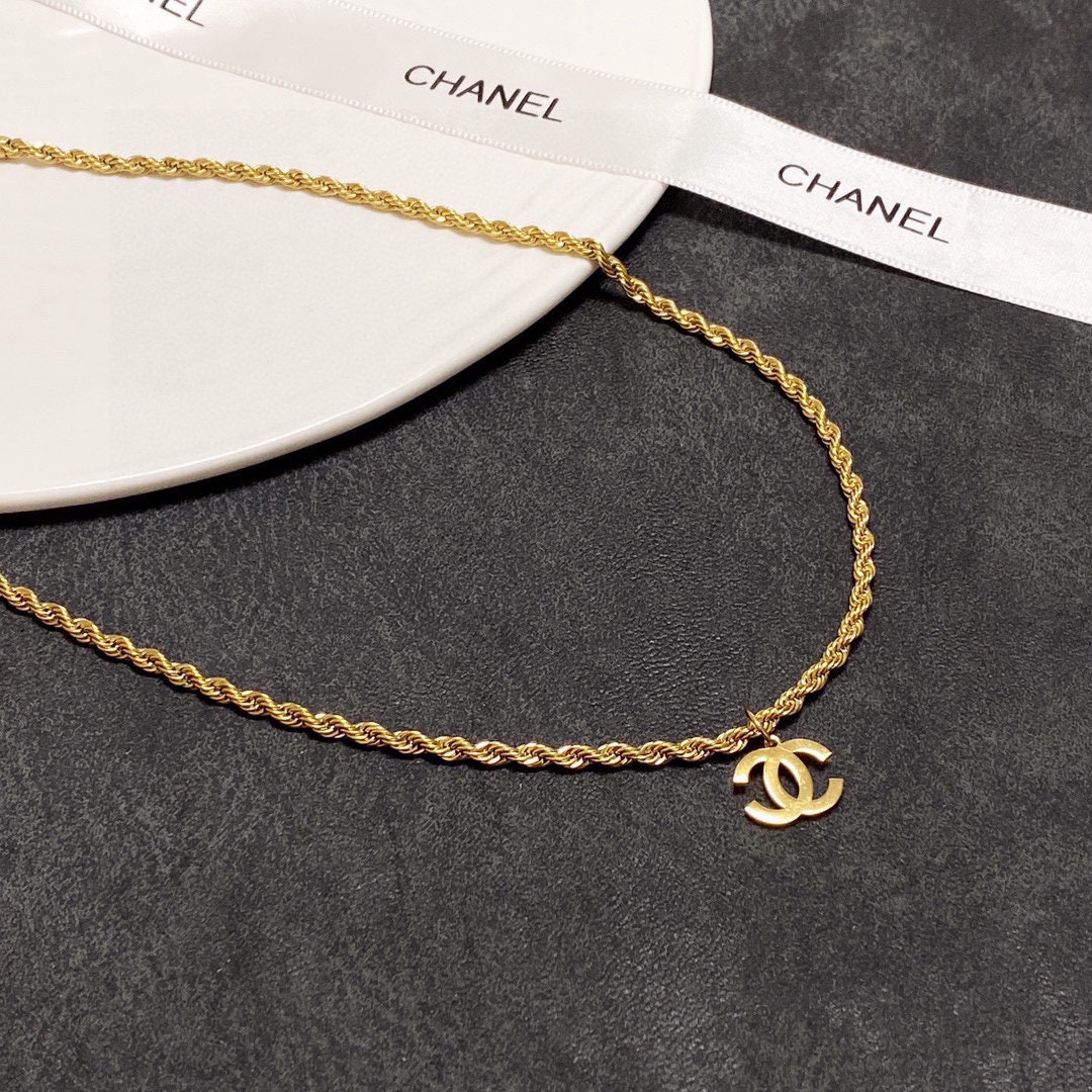 CHAN Braided Chain Necklace