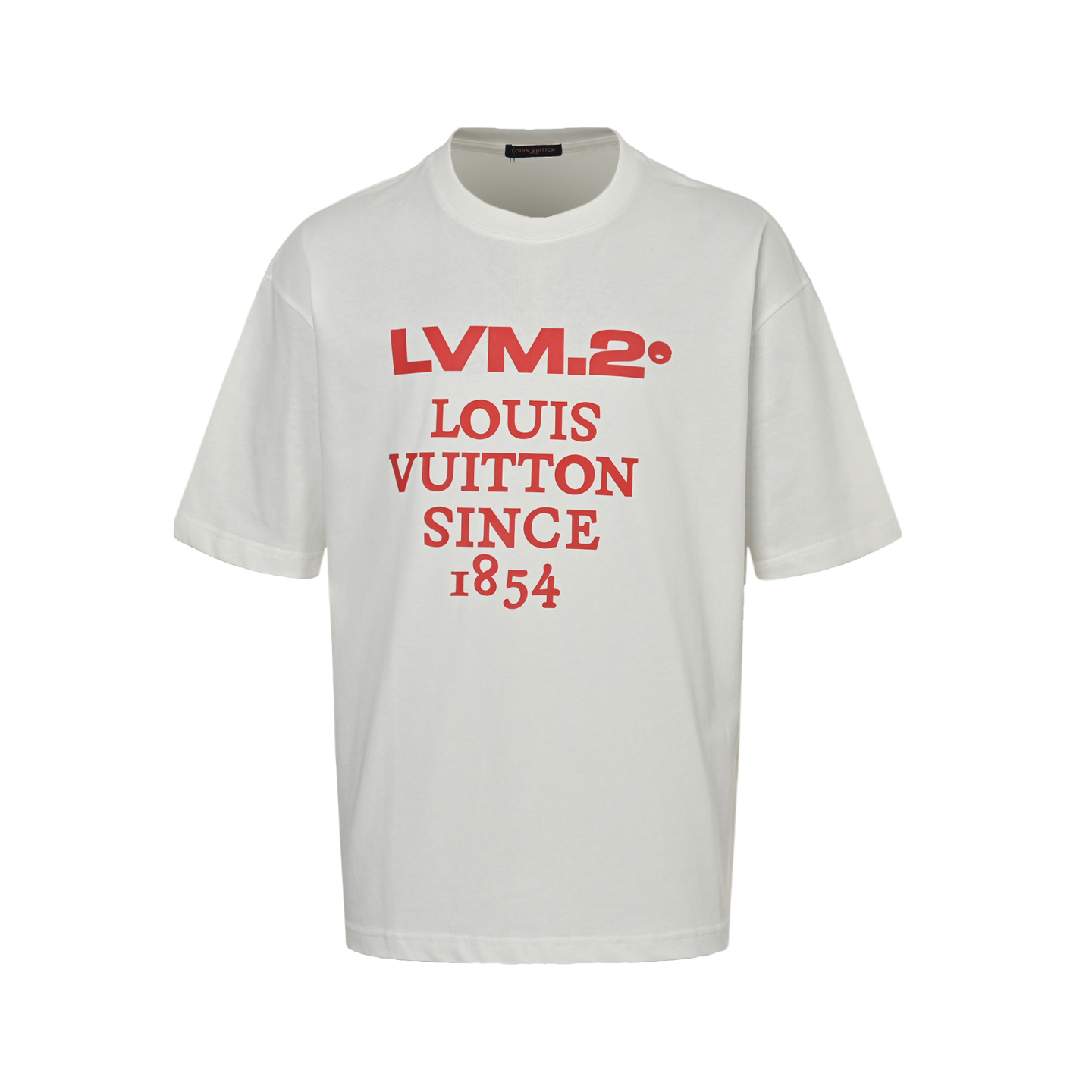 Louis Vuitton 24ss red letter print short sleeve