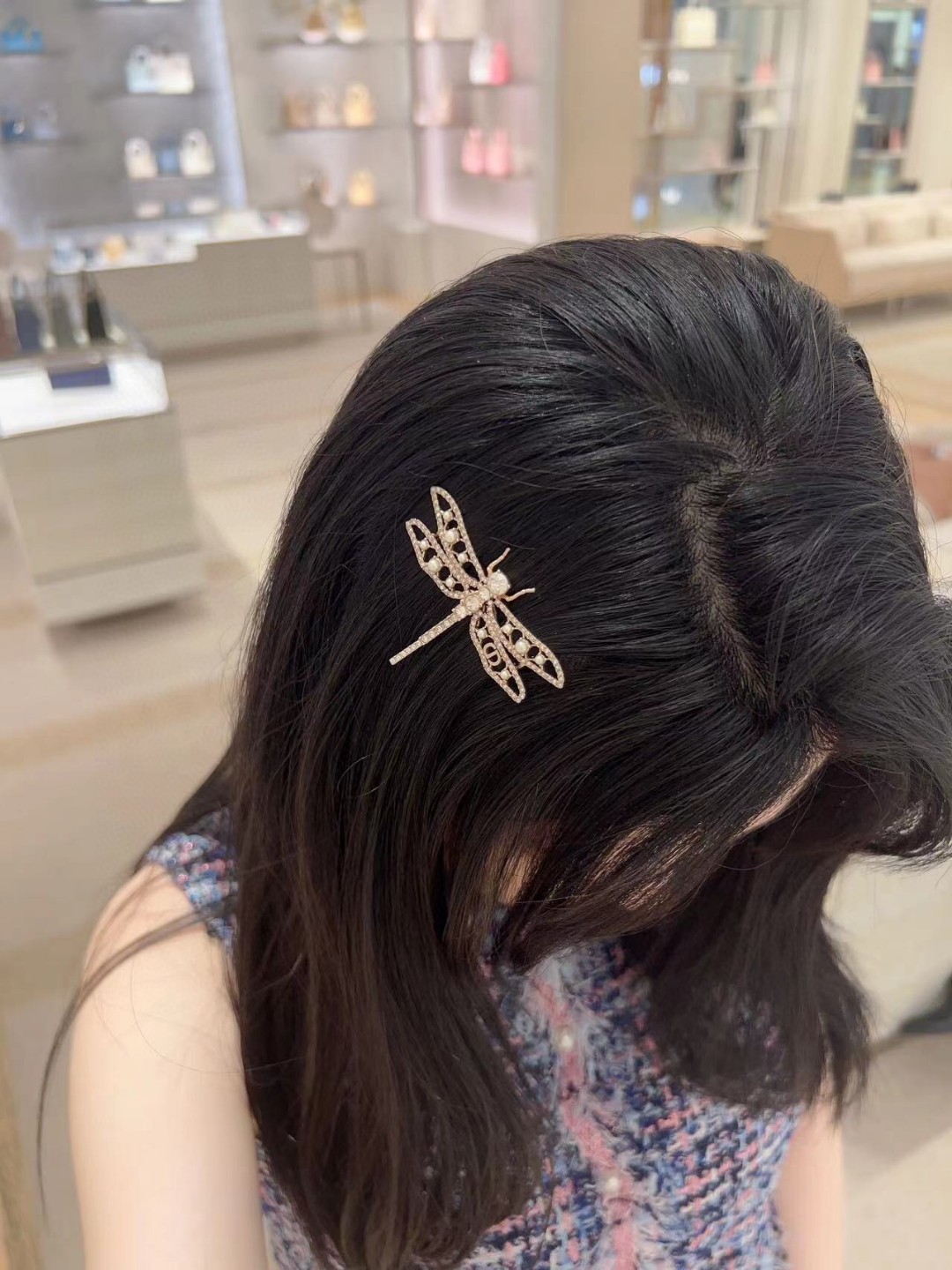 Dior Dragonfly Hair Clip