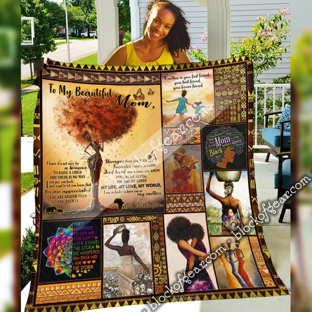 My Mom My Queen Quilt Blank