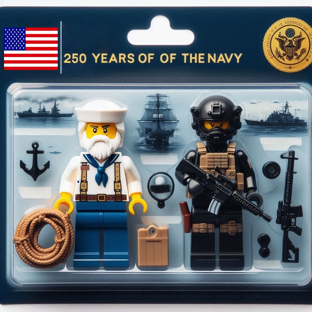 U.S. Military 250th Anniversary Minifigure Set