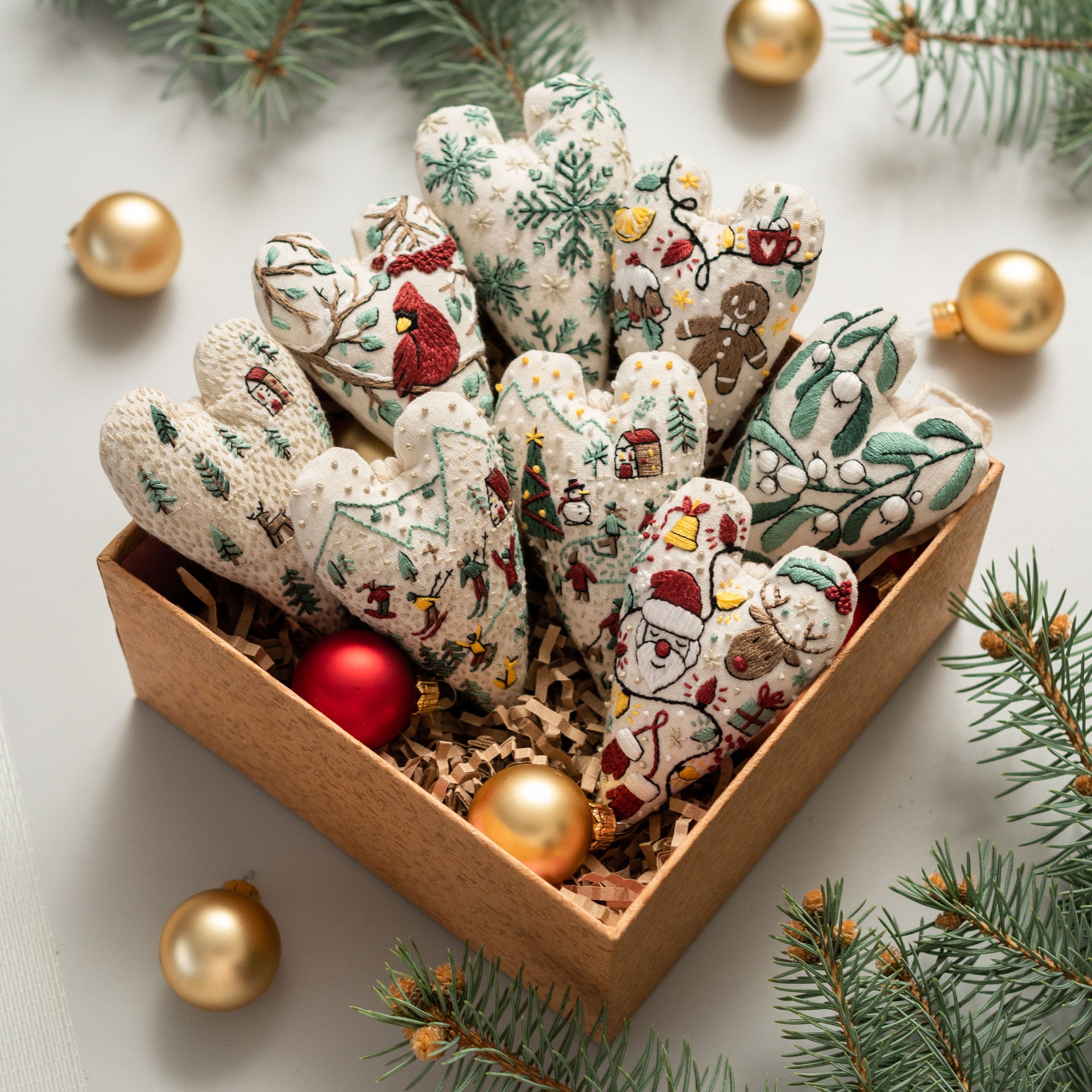 🎅2024 Christmas Promos🔥DIY Ornament for Christmas in the shape of a heart