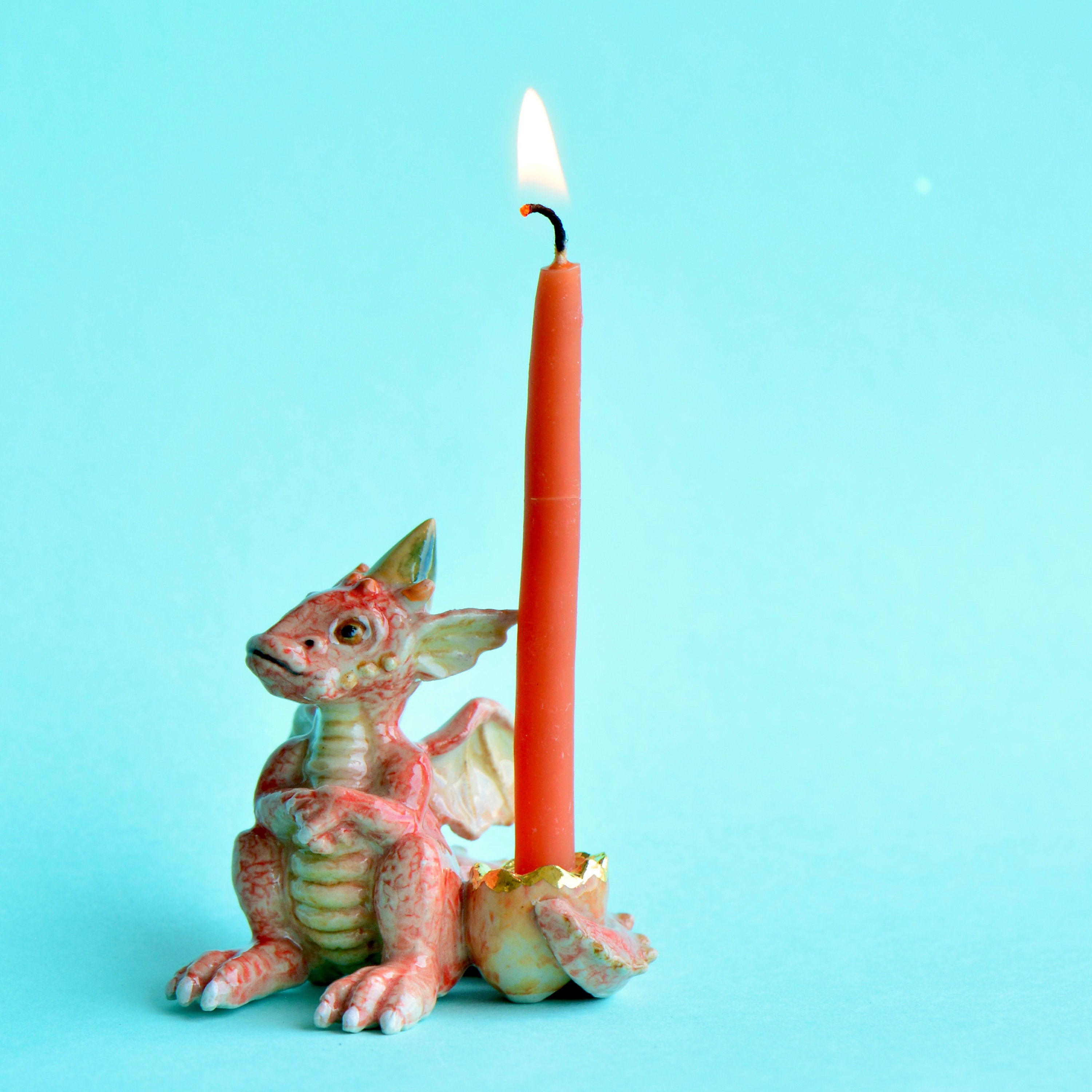 🎄CHRISTMAS ON SALE🔥Cake Topper | Handcrafted Porcelain Figurine | Birthday Candle Holder