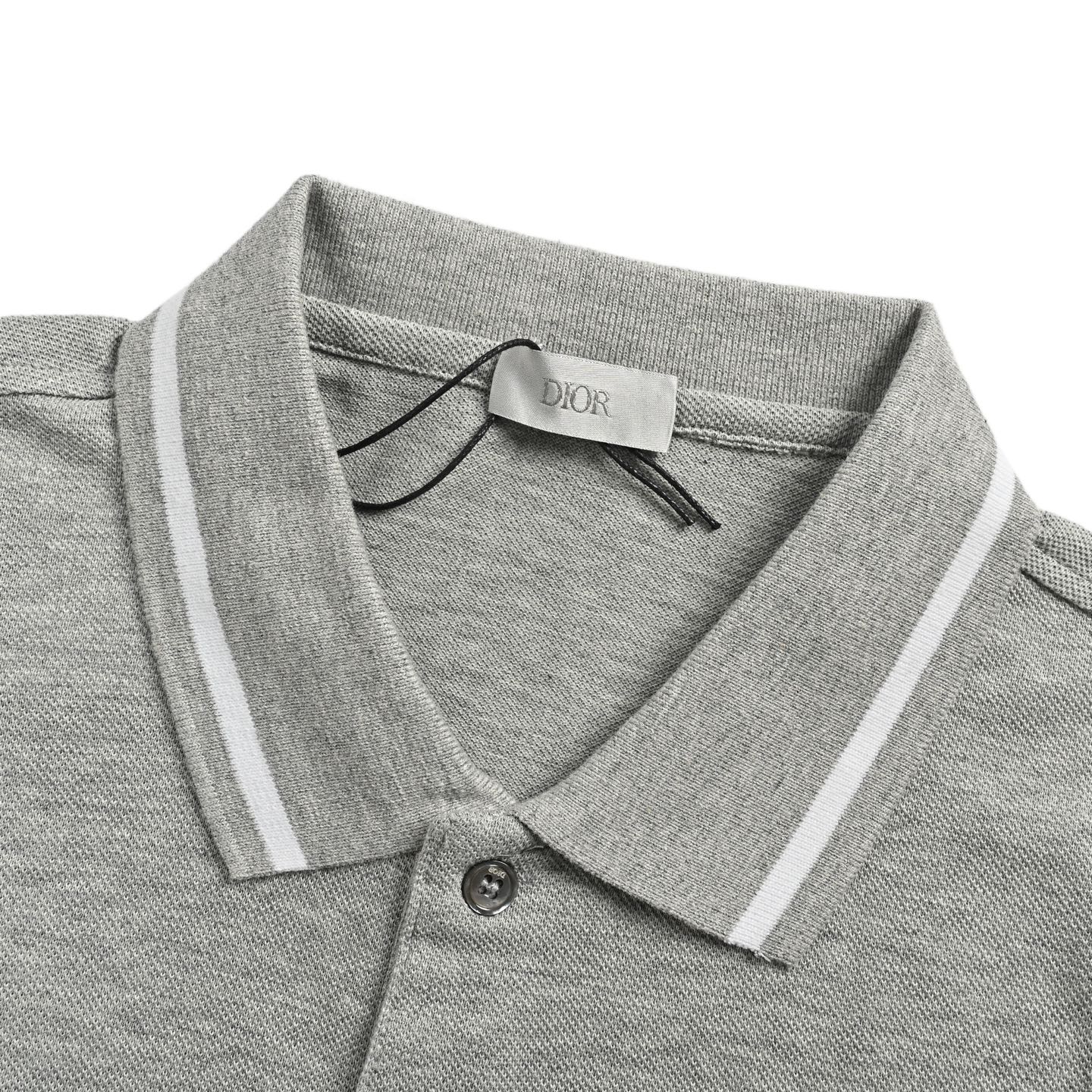 Dior Bee Embroidered Polo Short Sleeve