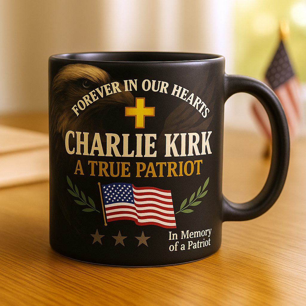 Charlie Kirk Commemorative Mug✨Honoring True Patriots
