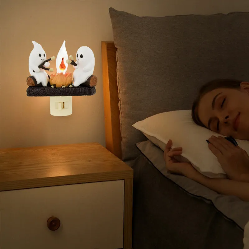 💥Daily Sales of 1000+🔥Ghost Campfire Flickering Nightlight✨🔥👻