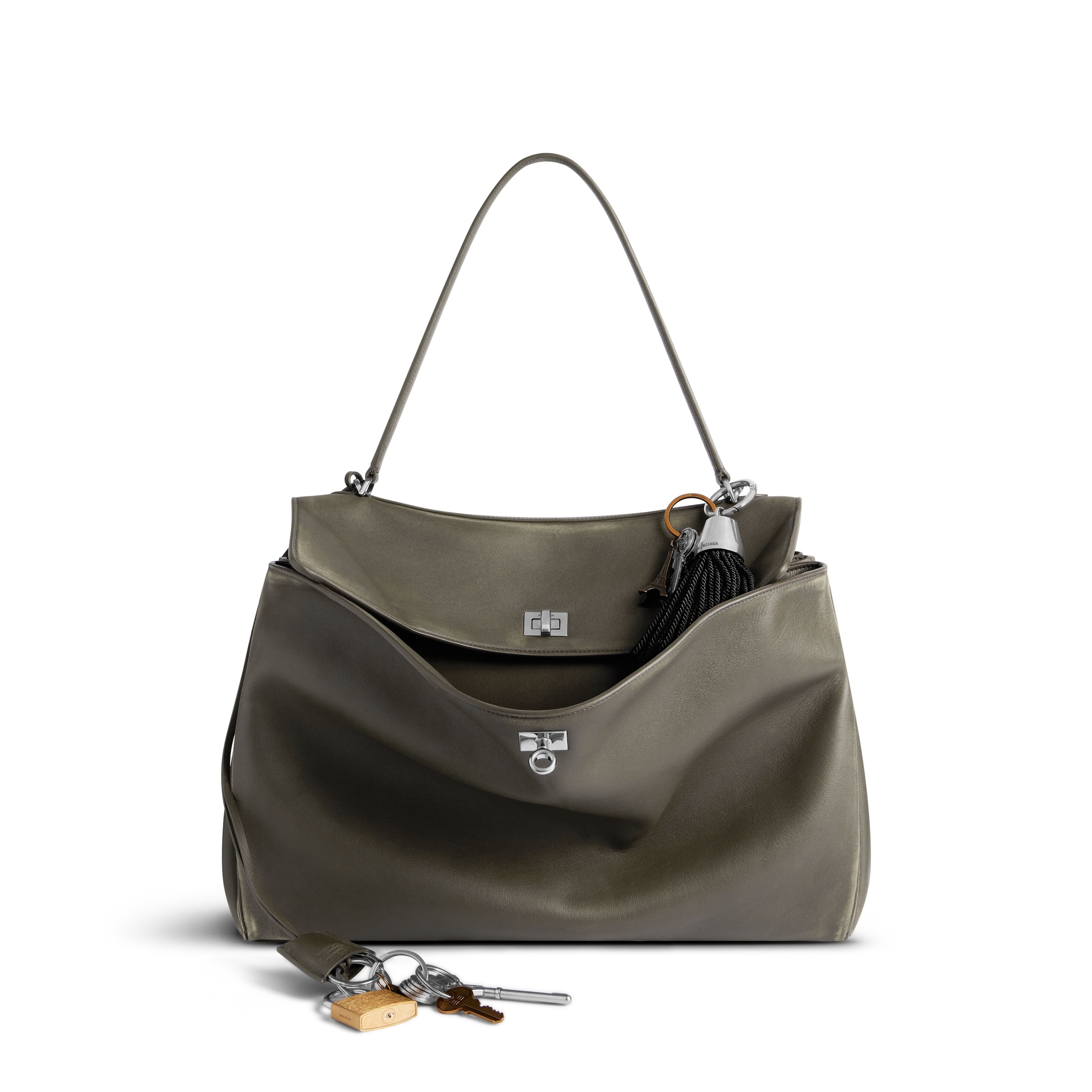 Balenciaga Women's Rodeo Handbag Large With Charms7897442AA7T3503