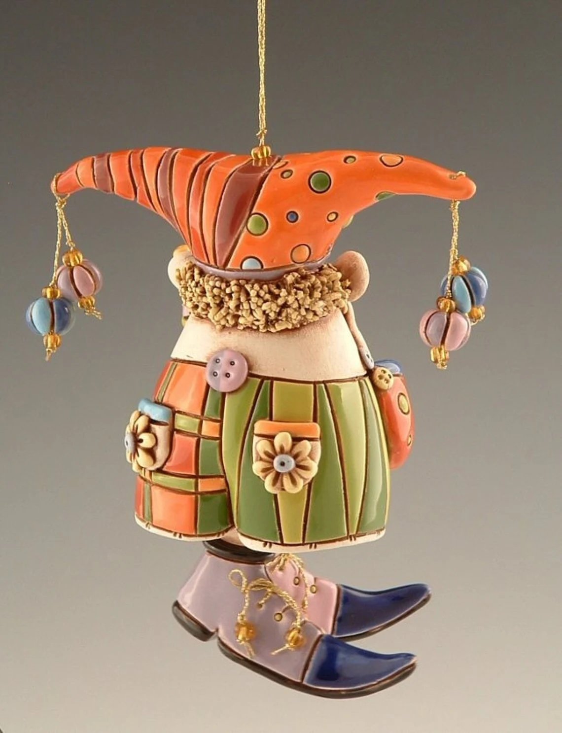 🔥Last Day 49% OFF 🌈Colorful Jester Bell Ornaments