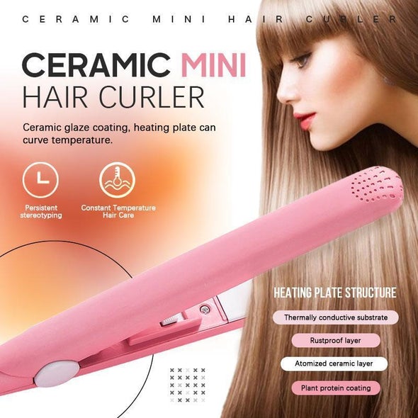 (🔥2022 New Year Last Day Sale-50% OFF) Ceramic Mini Hair Curler-Buy 2  Free Shipping