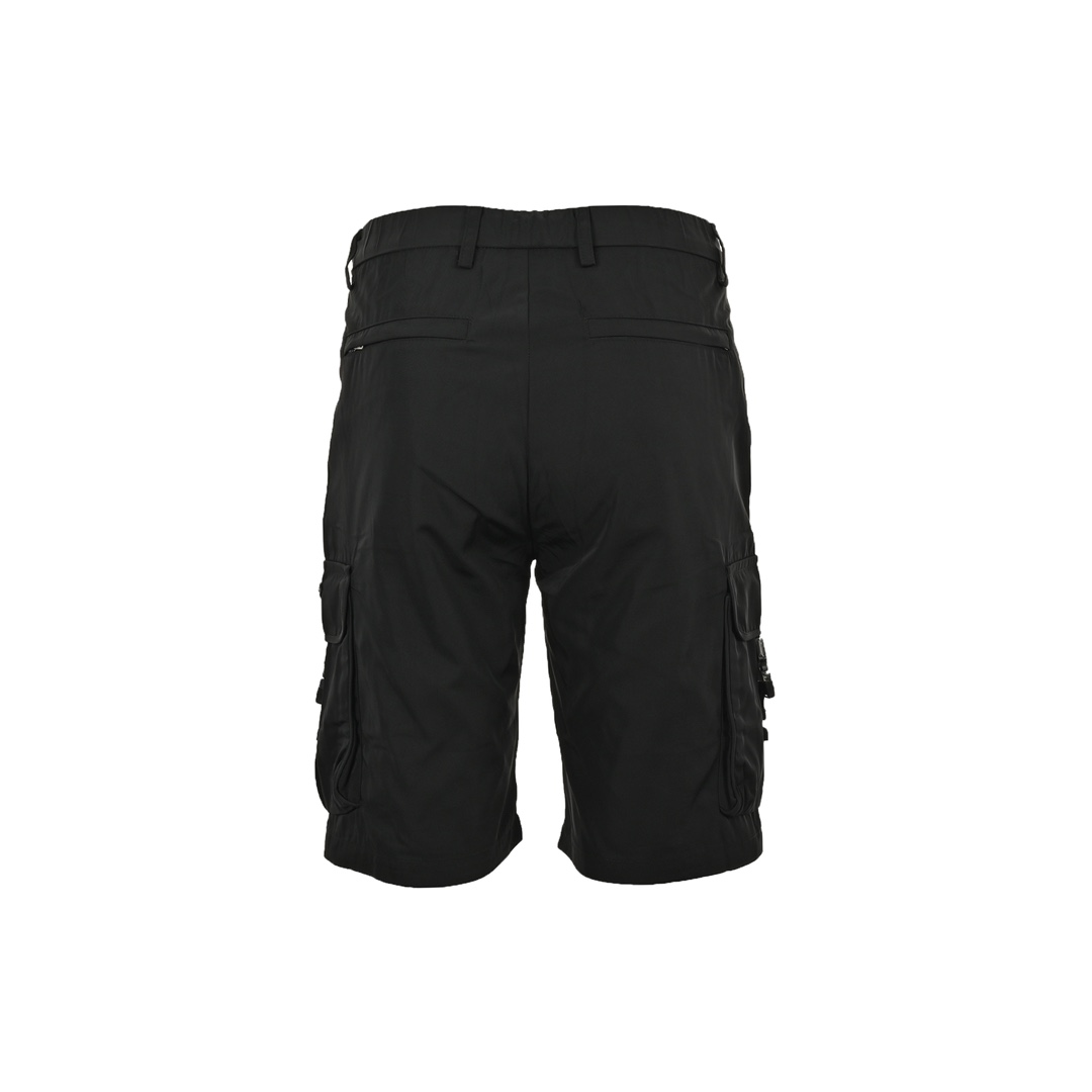 Prada Bermuda Nylon Side Pocket Cargo Shorts