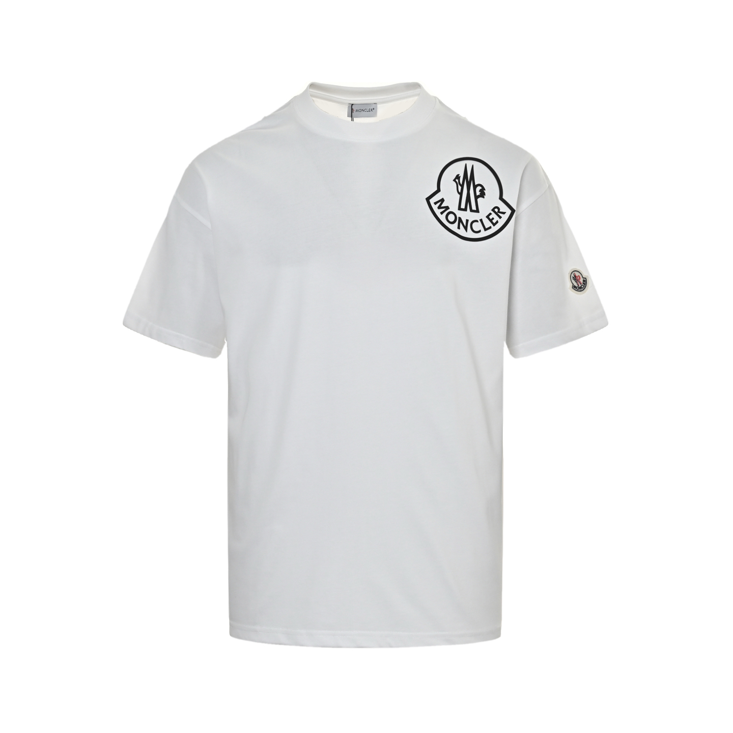 Moncler 25ss chest embossed logo print short sleeves