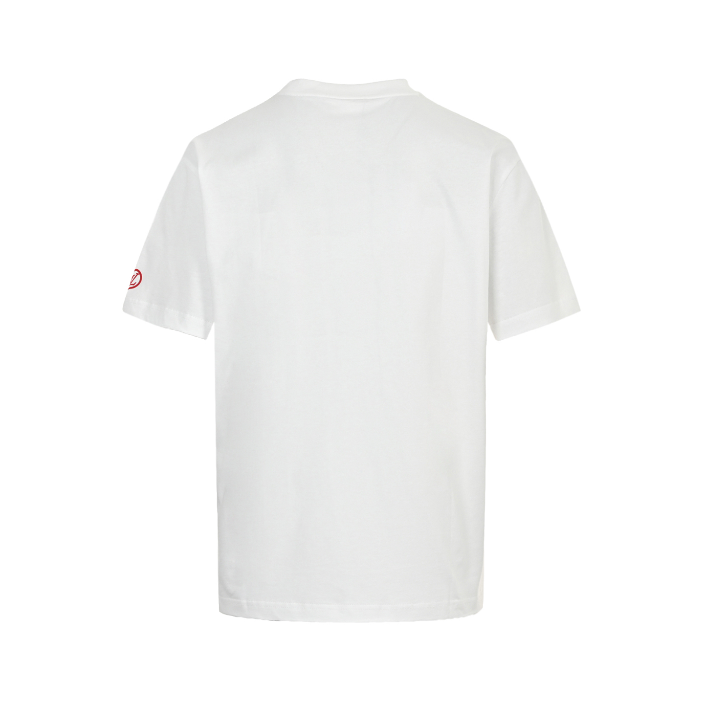 Louis Vuitton 25ss flocked lettering short sleeve