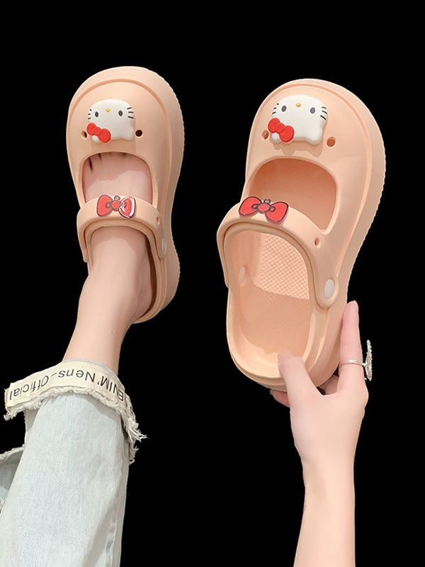 Hello Kitty Clogs Slip on Water Shoes Casual Summer for Girls