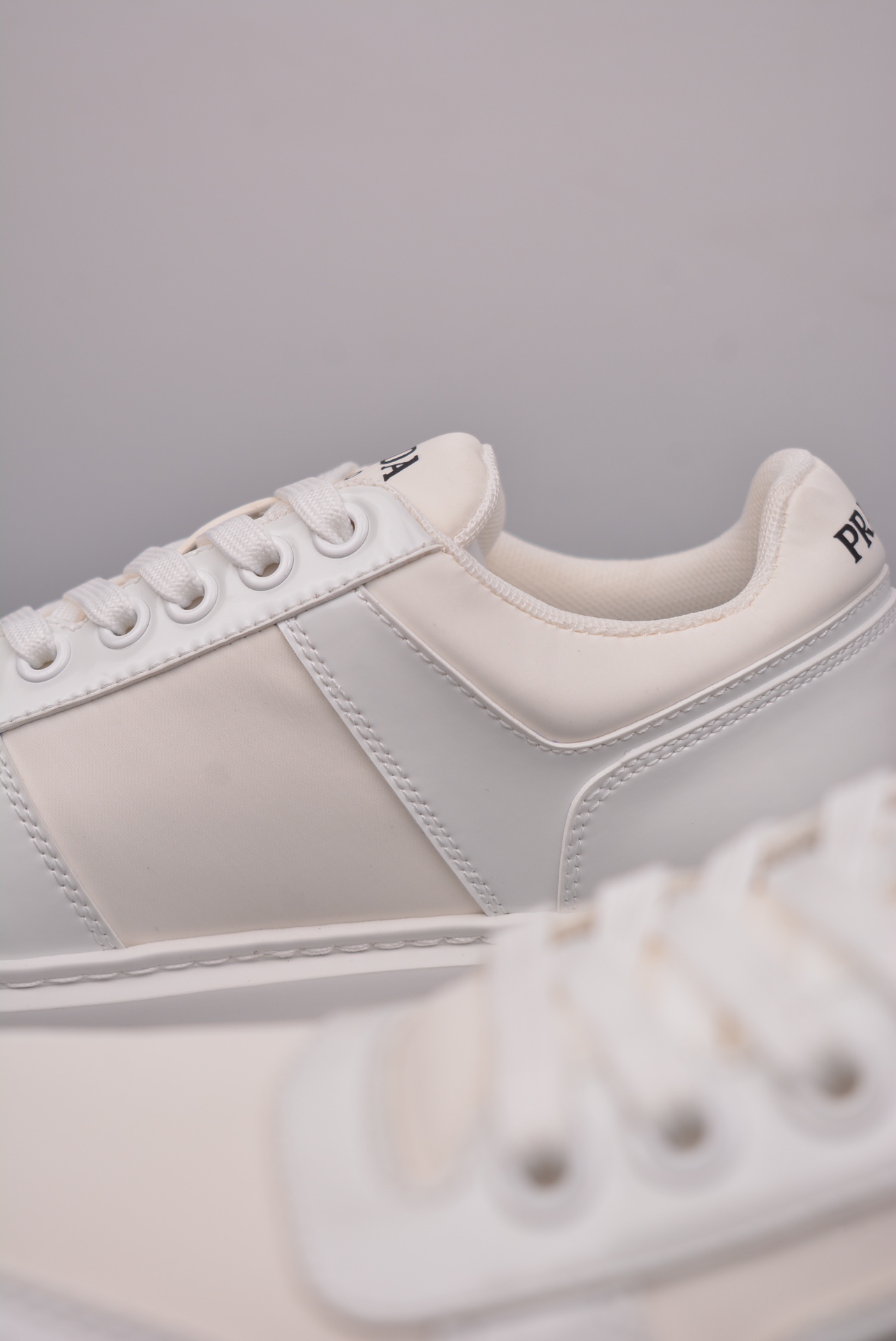 Prada Downtown Low Sneakers Bright White
