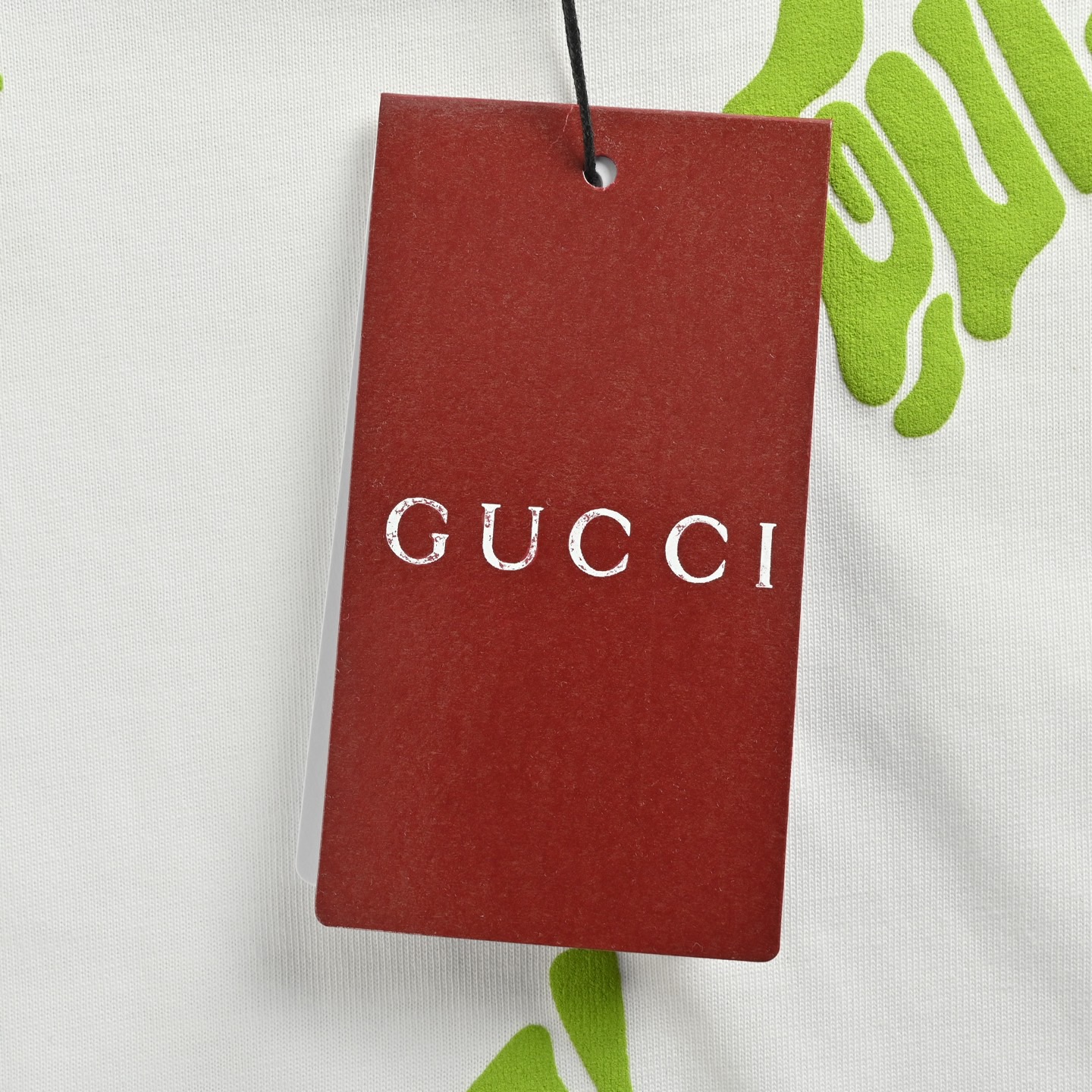 Gucci 25ss green foam print short-sleeve
