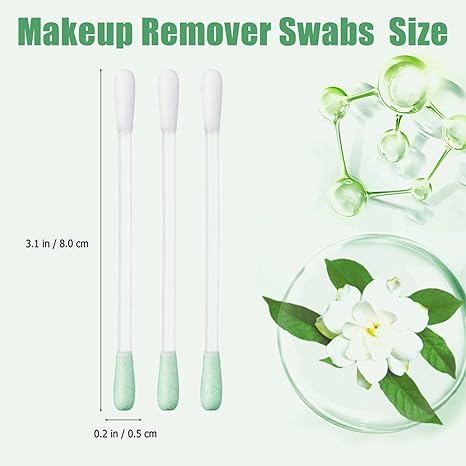 🔥Last Day 50% OFF🔥Cotton Makeup Remover Swabs, Disposable Vitamin E Liquid-Filled Cotton Swabs Sticks（25pcs/pack）
