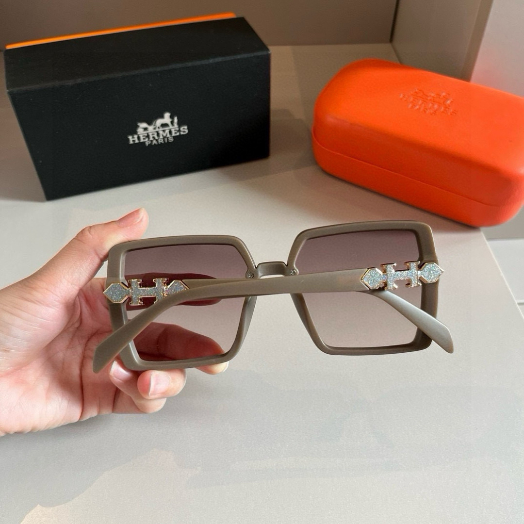 Hermes Square Frame Sunglasses
