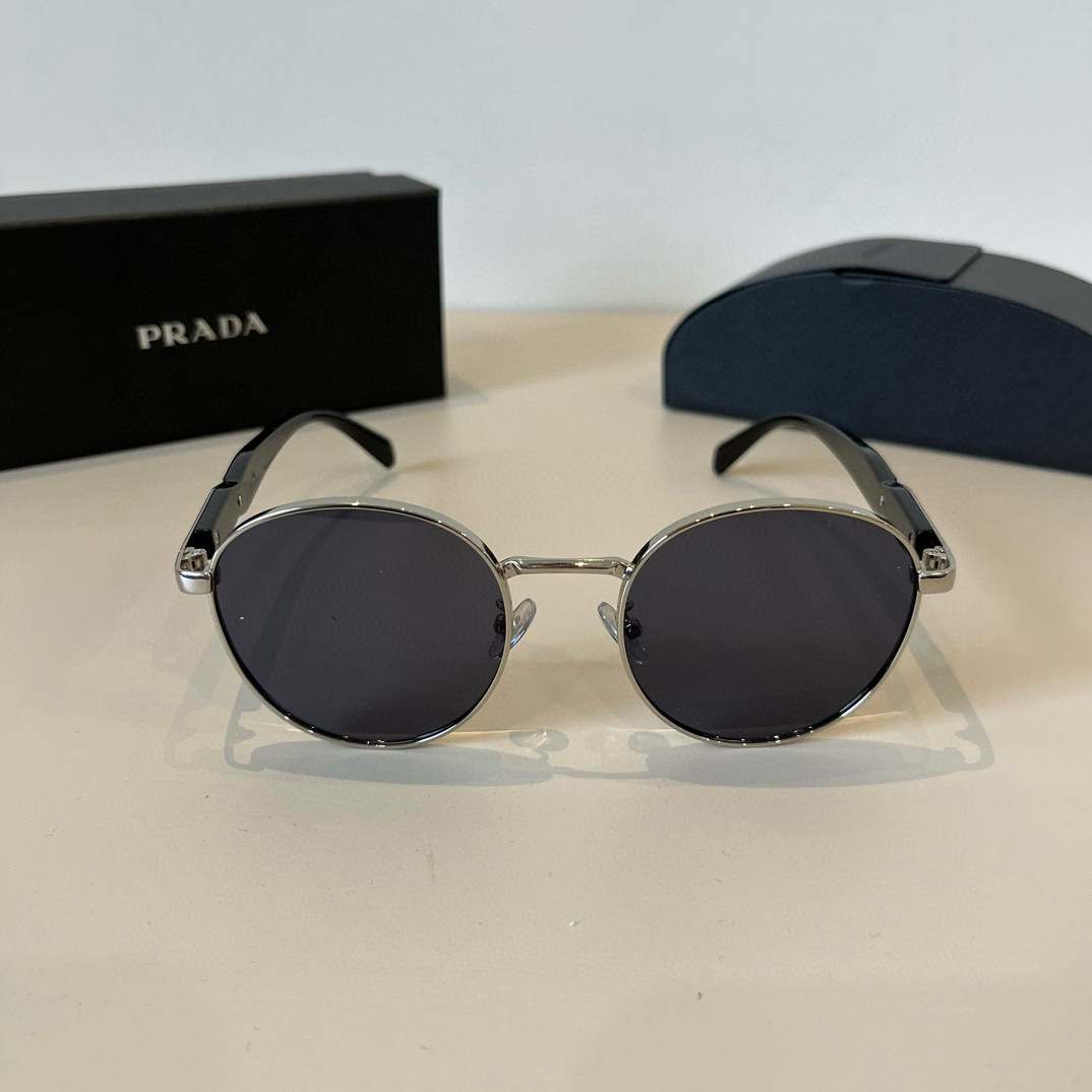Prada round frame sunglasses